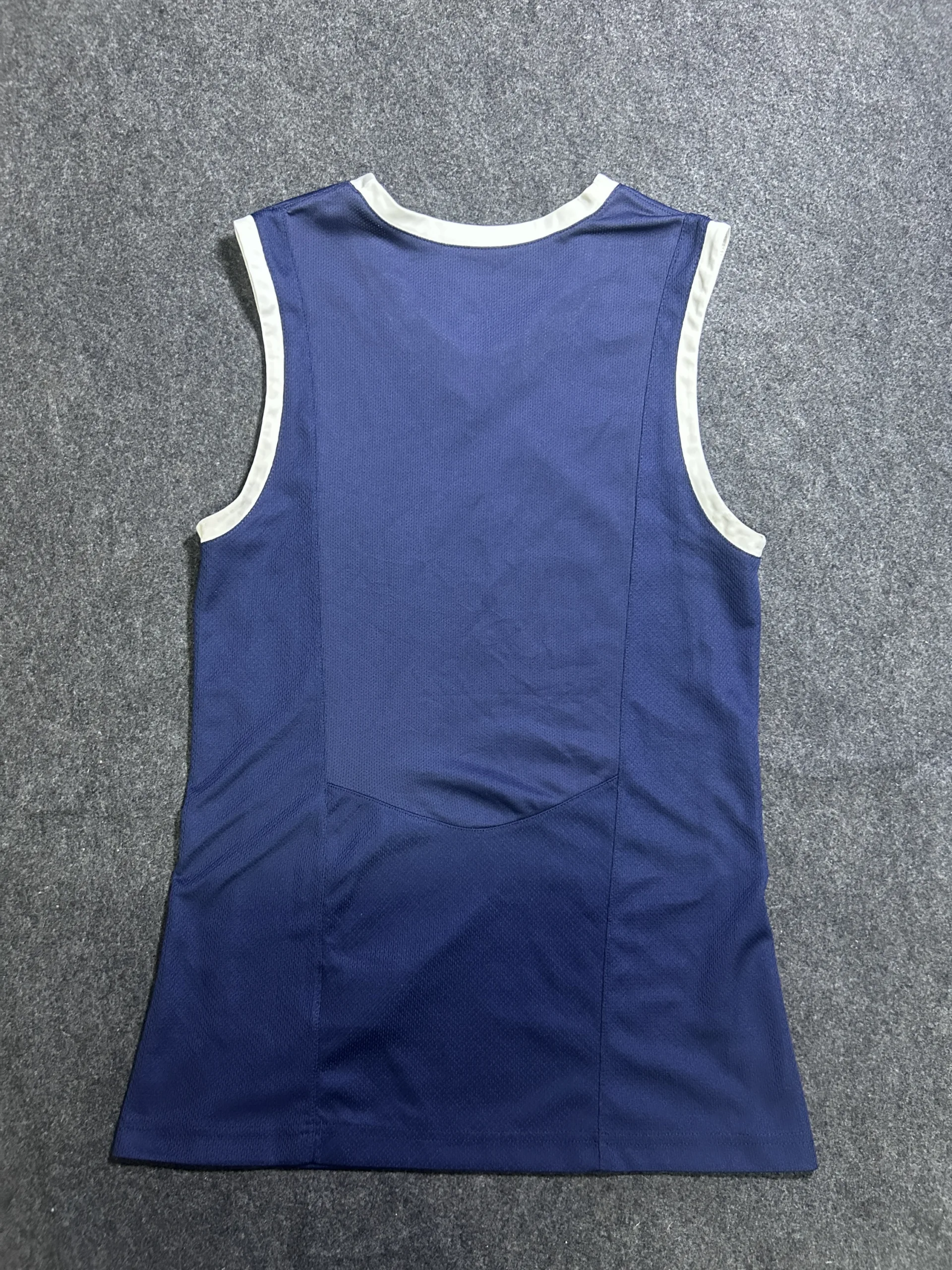 Nike Team Basketball Jersey Navy Blue Sleeveless Performance Tank Top Medium