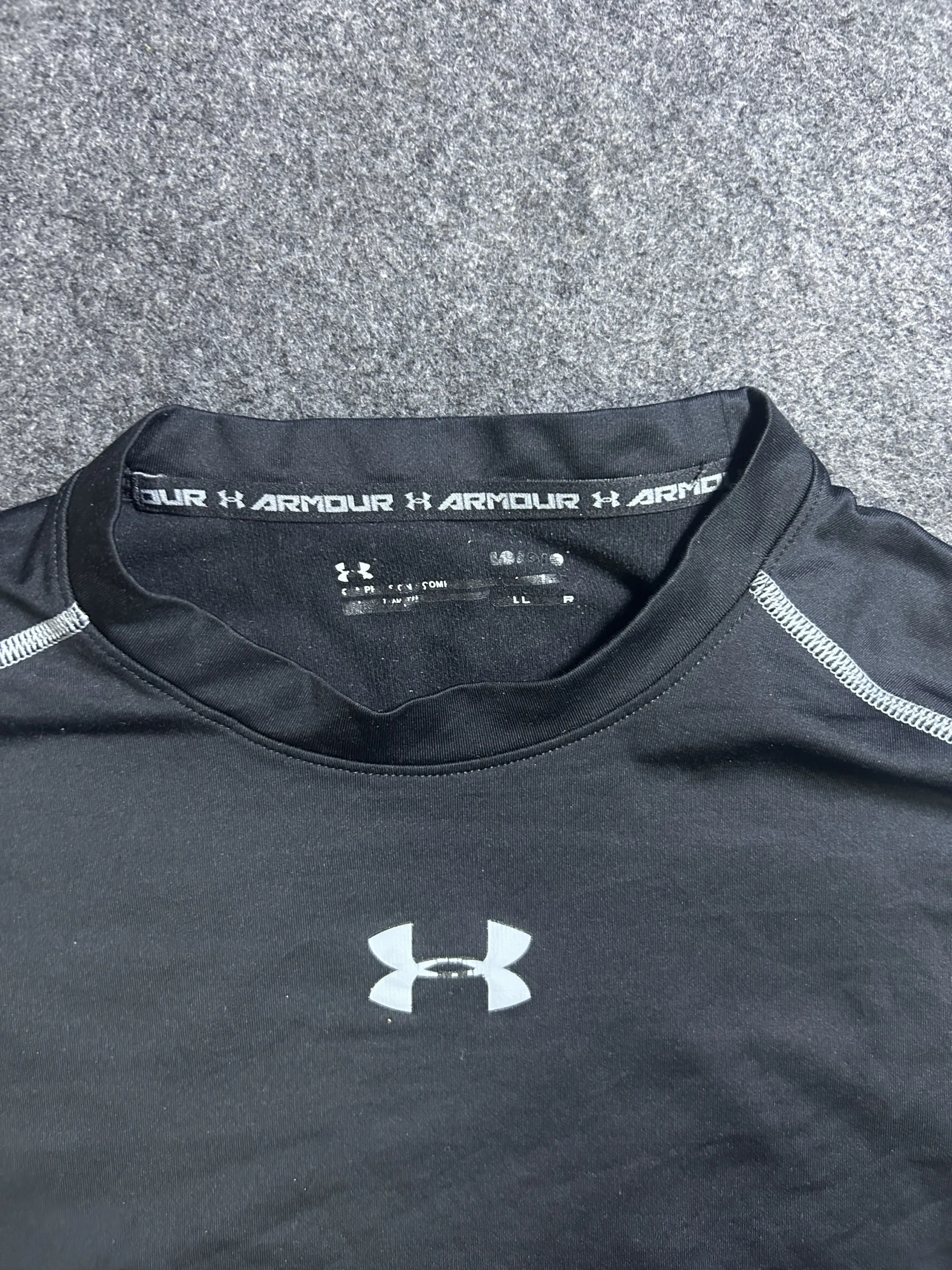 Under Armour ColdGear Compression Base Layer Shirt Black Long Sleeve|  L