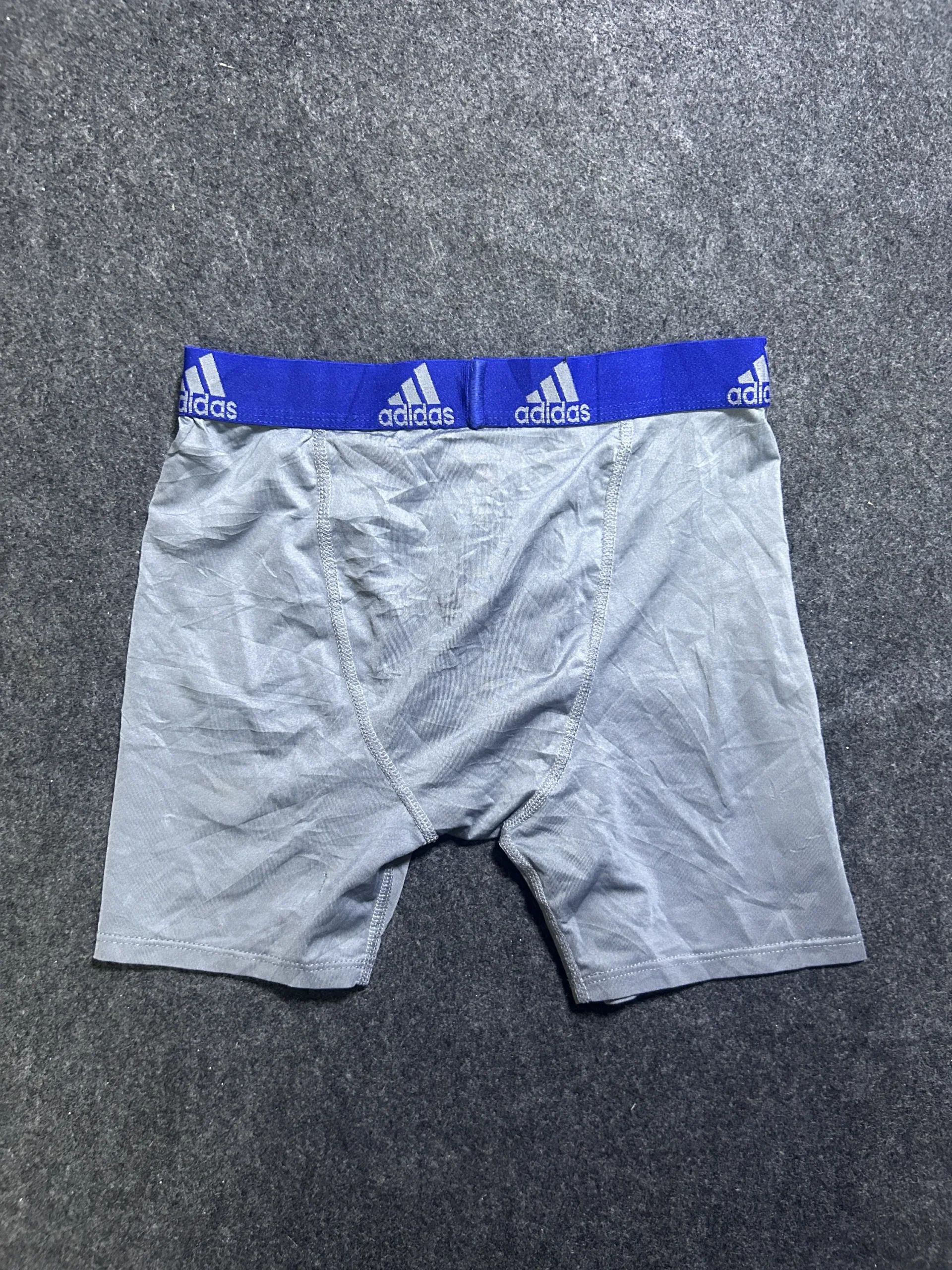 Adidas AeroReady Compression Boxer Briefs Grey Performance Shorts Size S