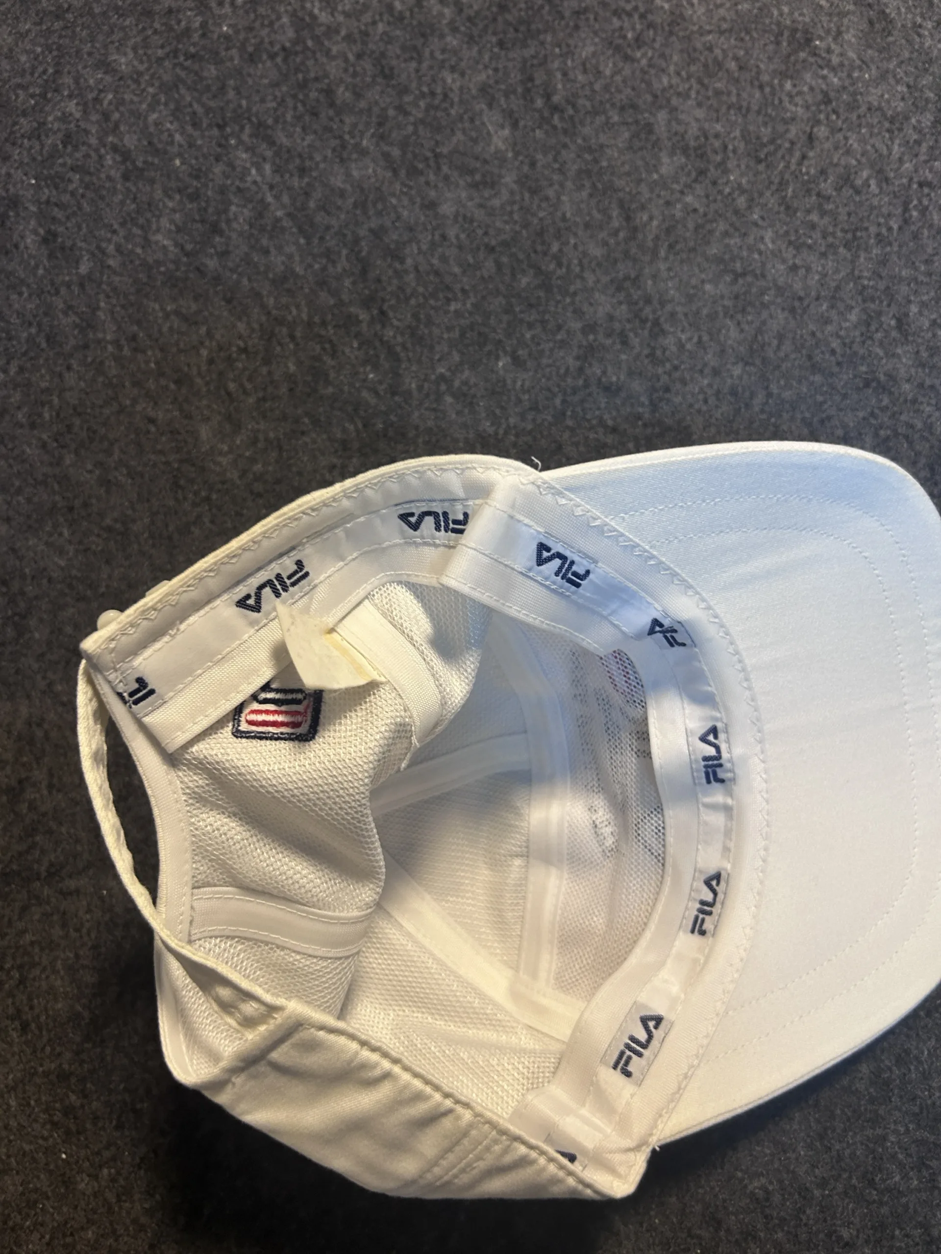 Vintage Fila Biella Italia White Snapback Cap | Adjustable Free Size