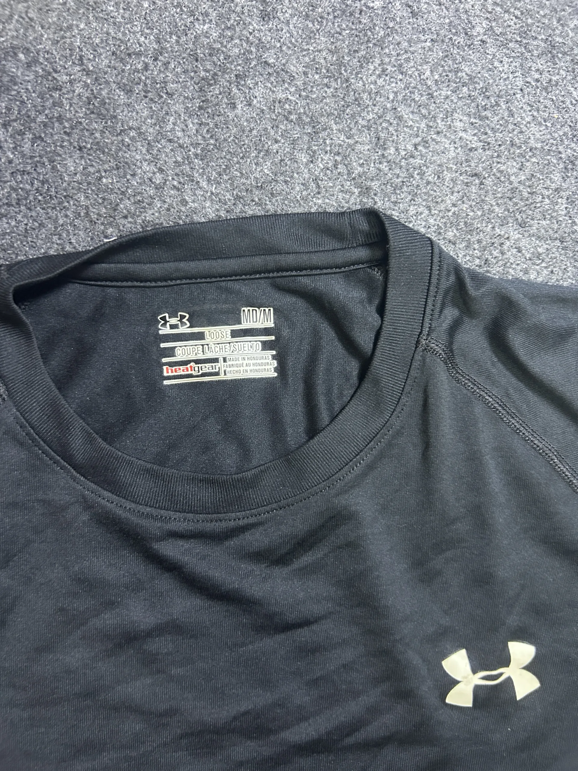 Under Armour HeatGear Black Performance T-Shirt | L
