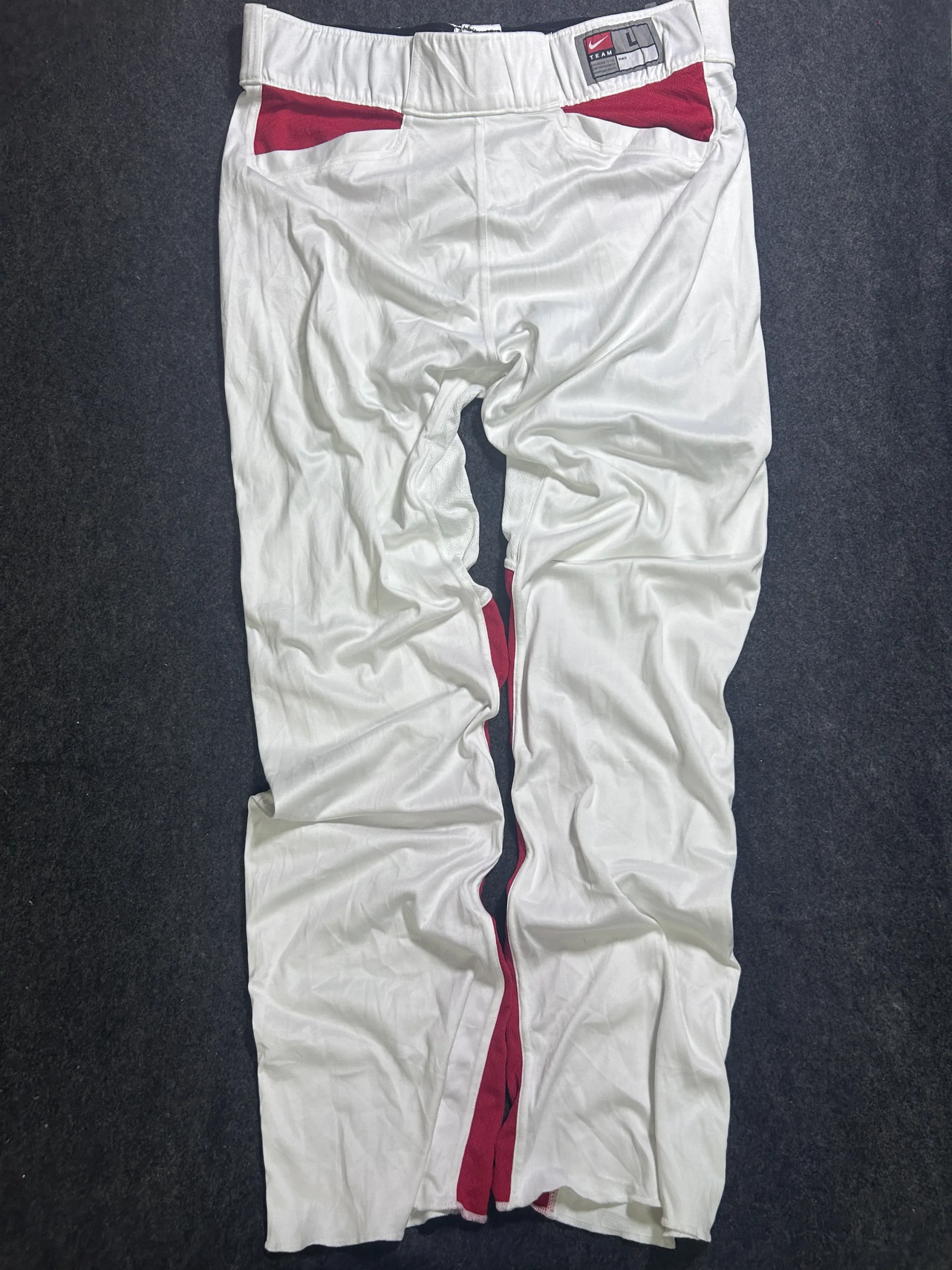 Nike Dri-FIT Team Performance Baseball Pants White/Red XL