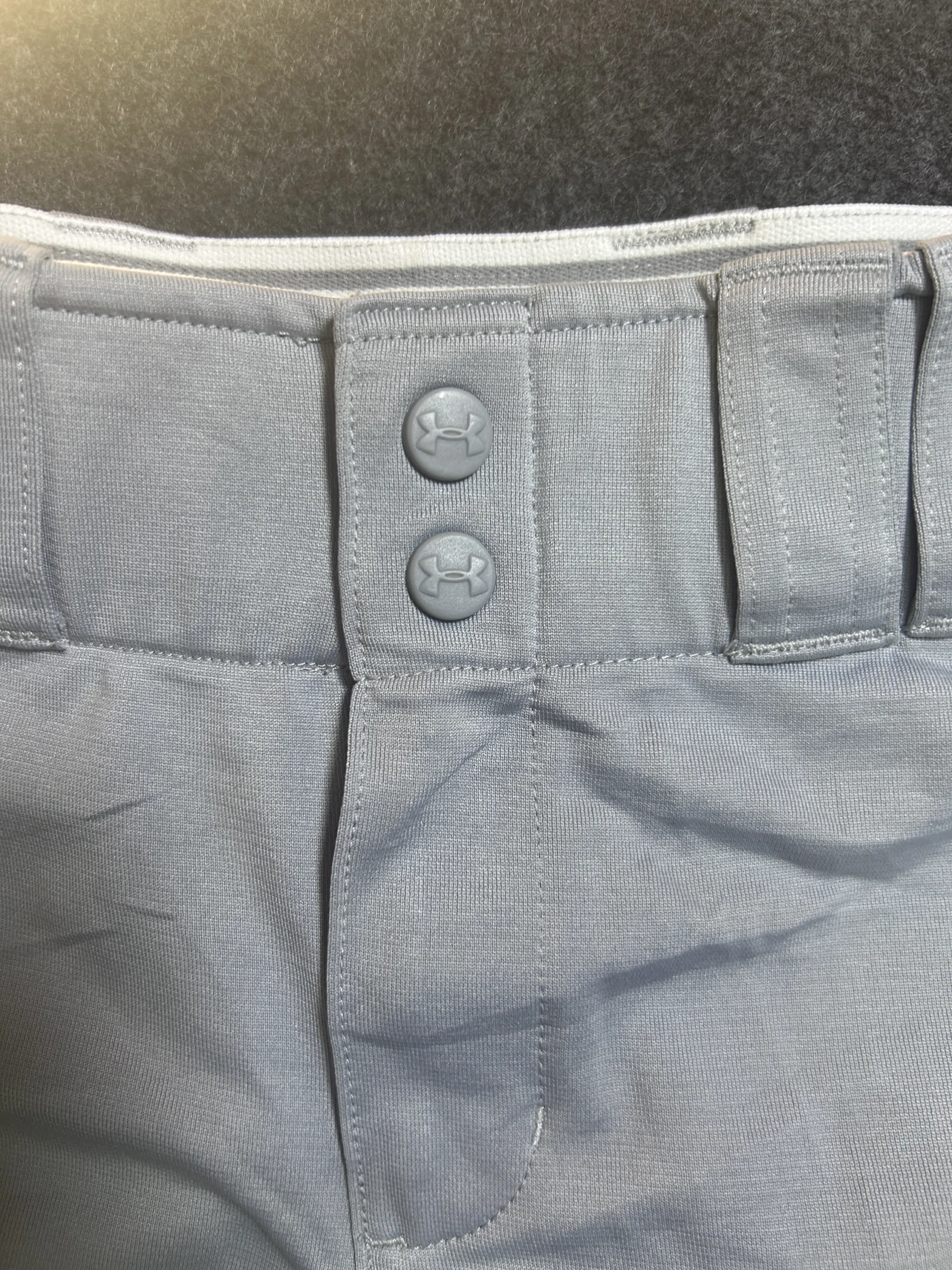 Under Armour Baseball Performance Pants Grey | Loose Fit Sports Trousers | Waist 32