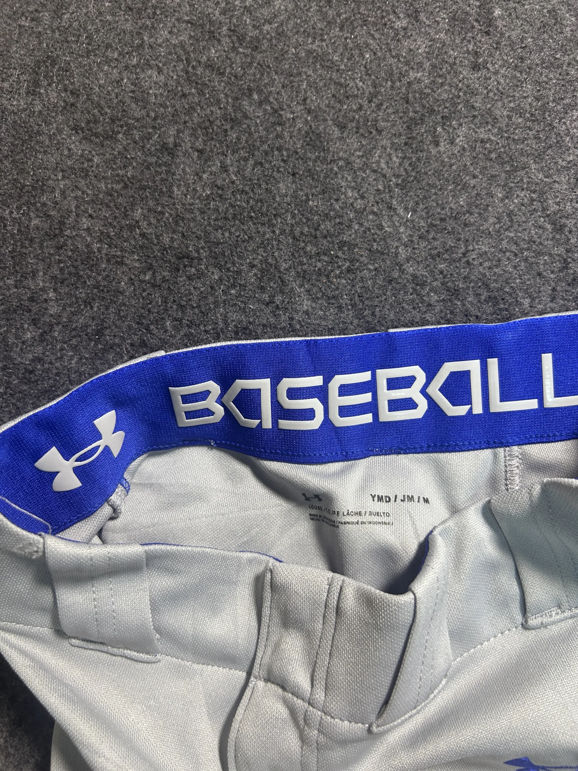 Under Armour Authentic Baseball Softball Knicker Pants White Red Stripe | W26
