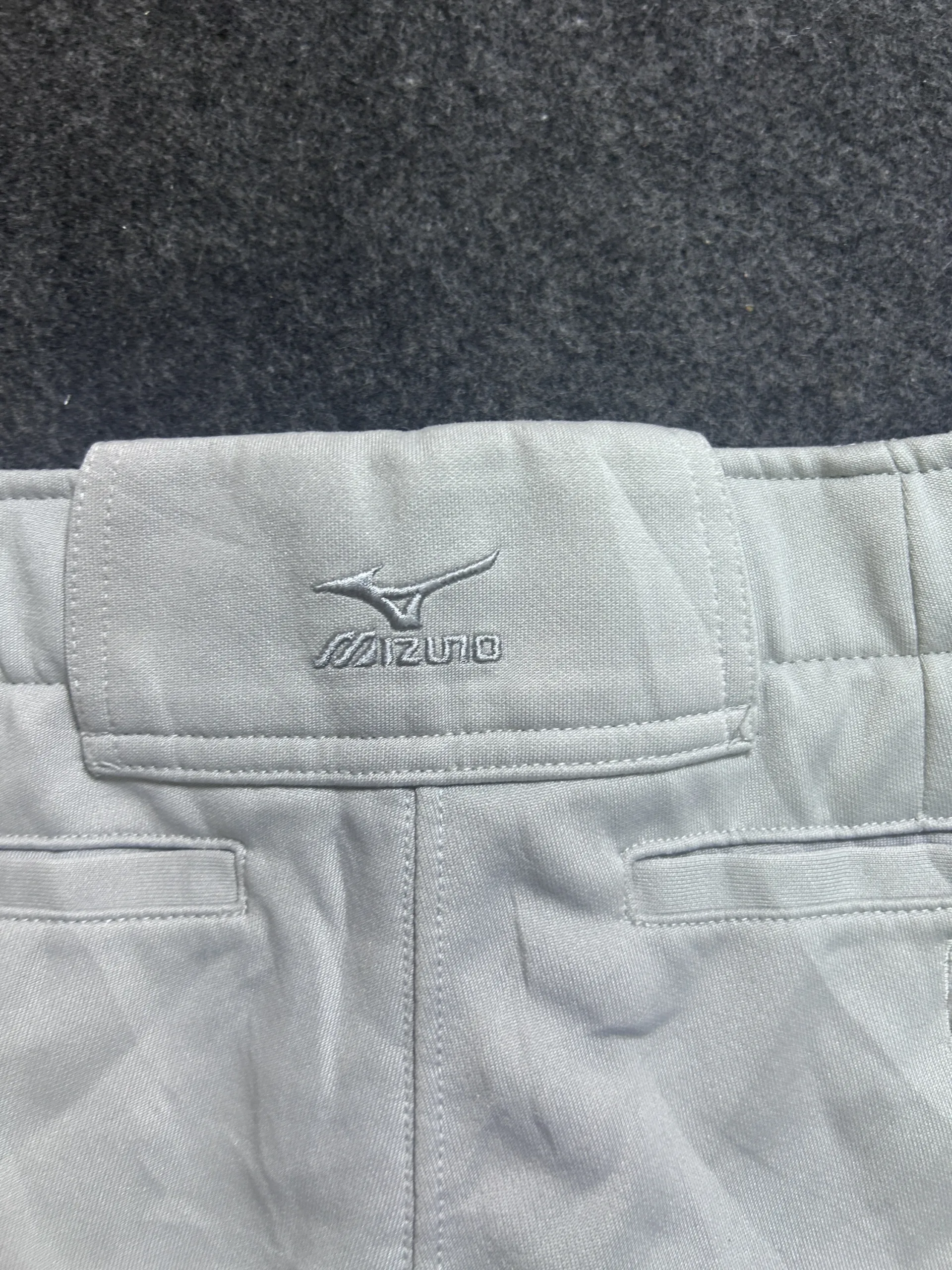 Mizuno Baseball Pants Gray | Cropped Performance Sports Pants | Waist 30