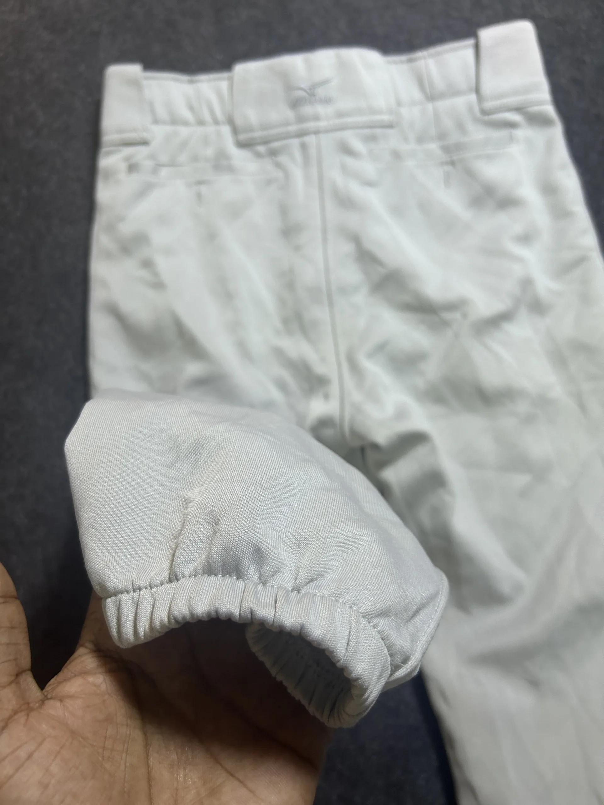 Mizuno Baseball Pants Gray | Cropped Performance Sports Pants | Waist 30