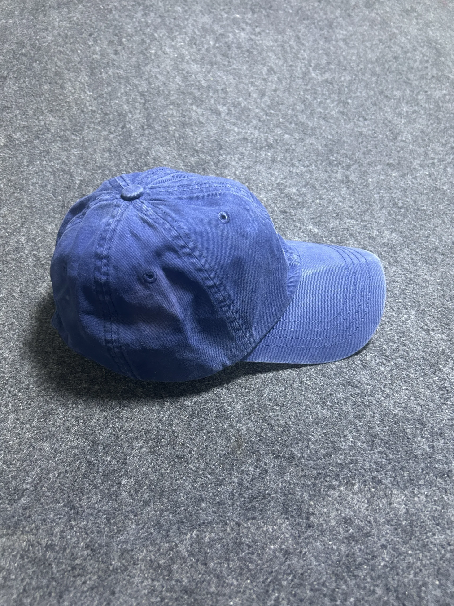Polo Ralph Lauren Navy Blue Adjustable Cap | Embroidered Pony Logo | Classic Dad Hat