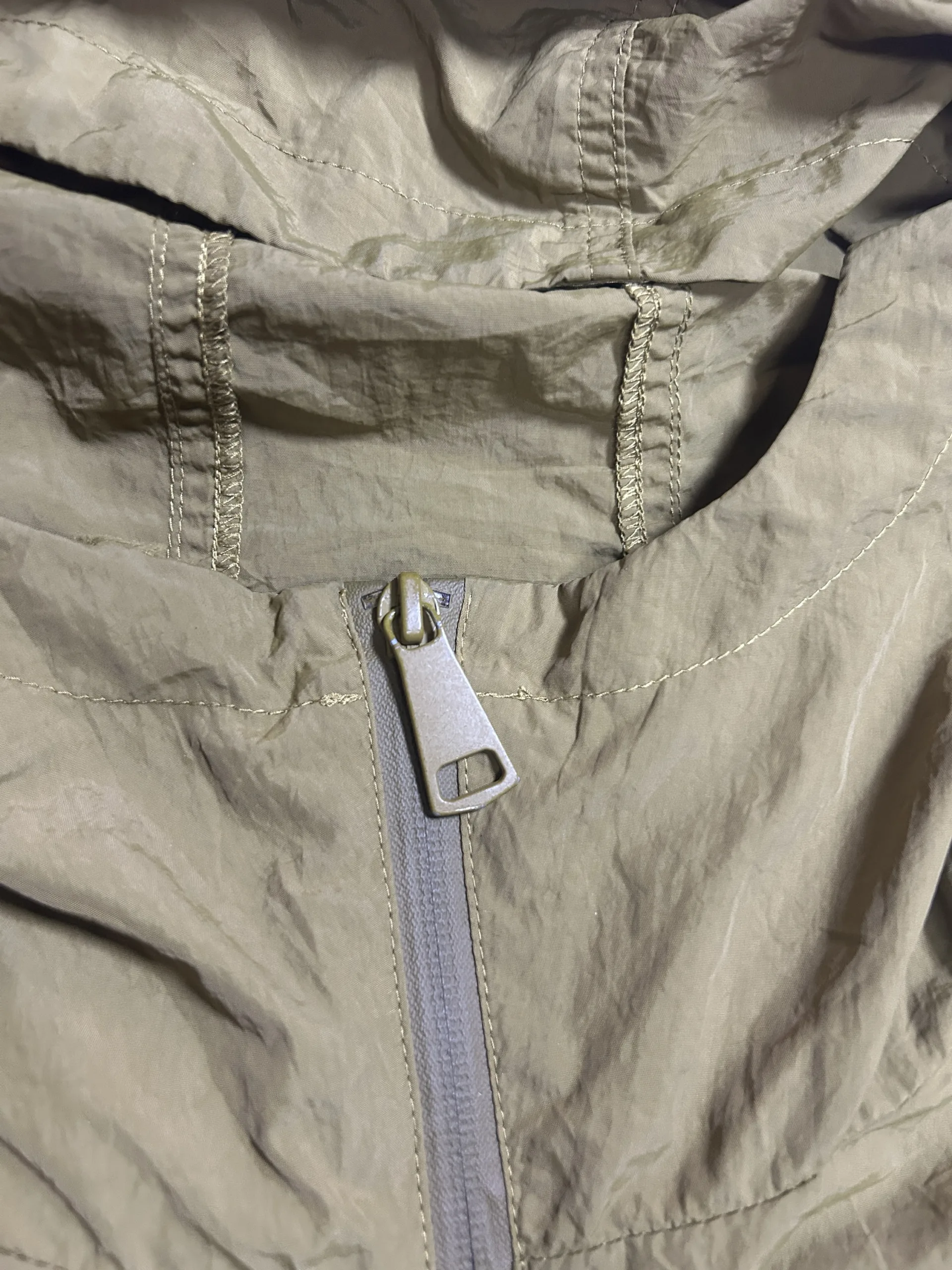 H&M Olive Green Lightweight Hooded Anorak Jacket | XL