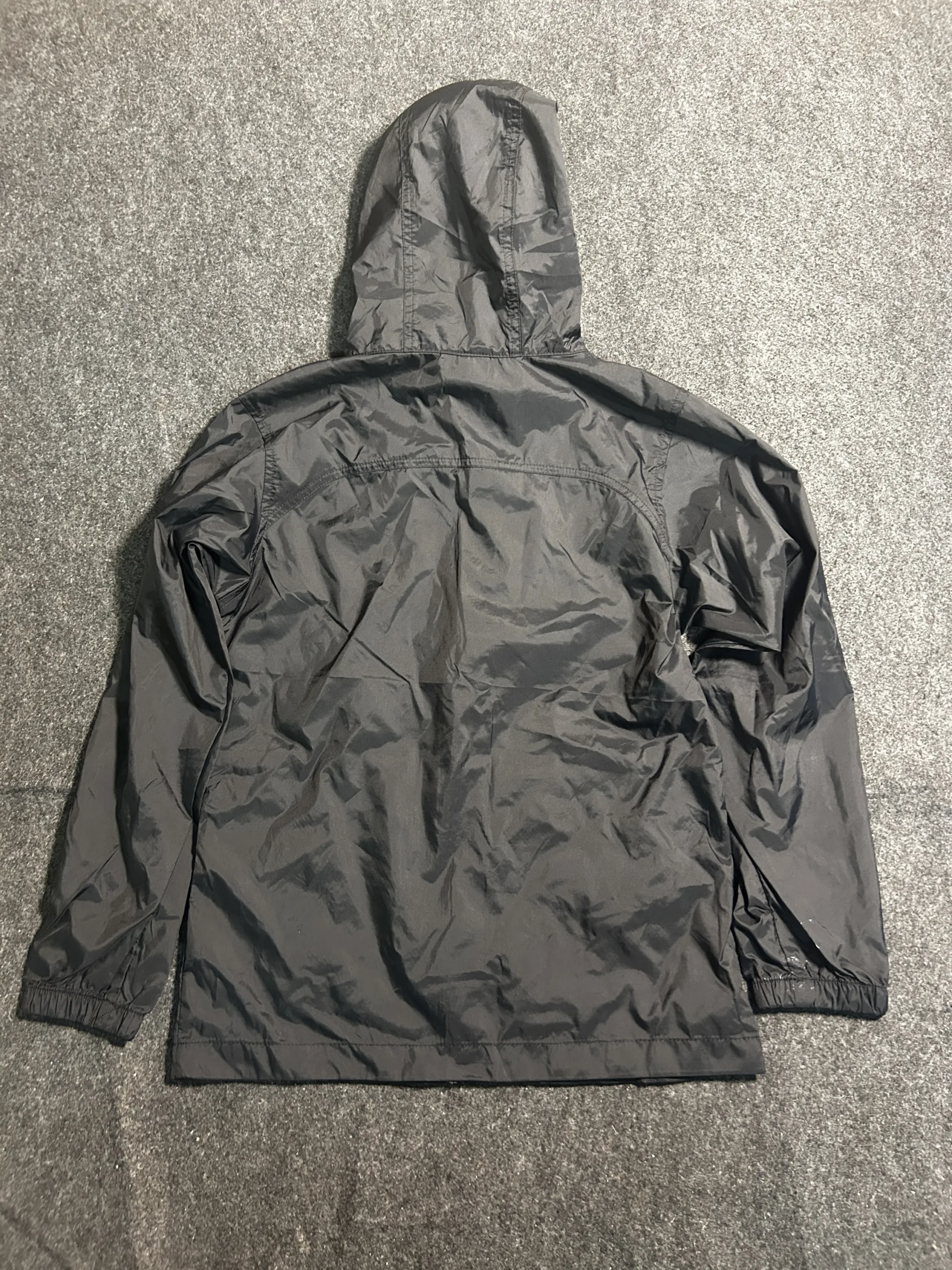 Columbia Black Waterproof Hooded Windbreaker Jacket |  S