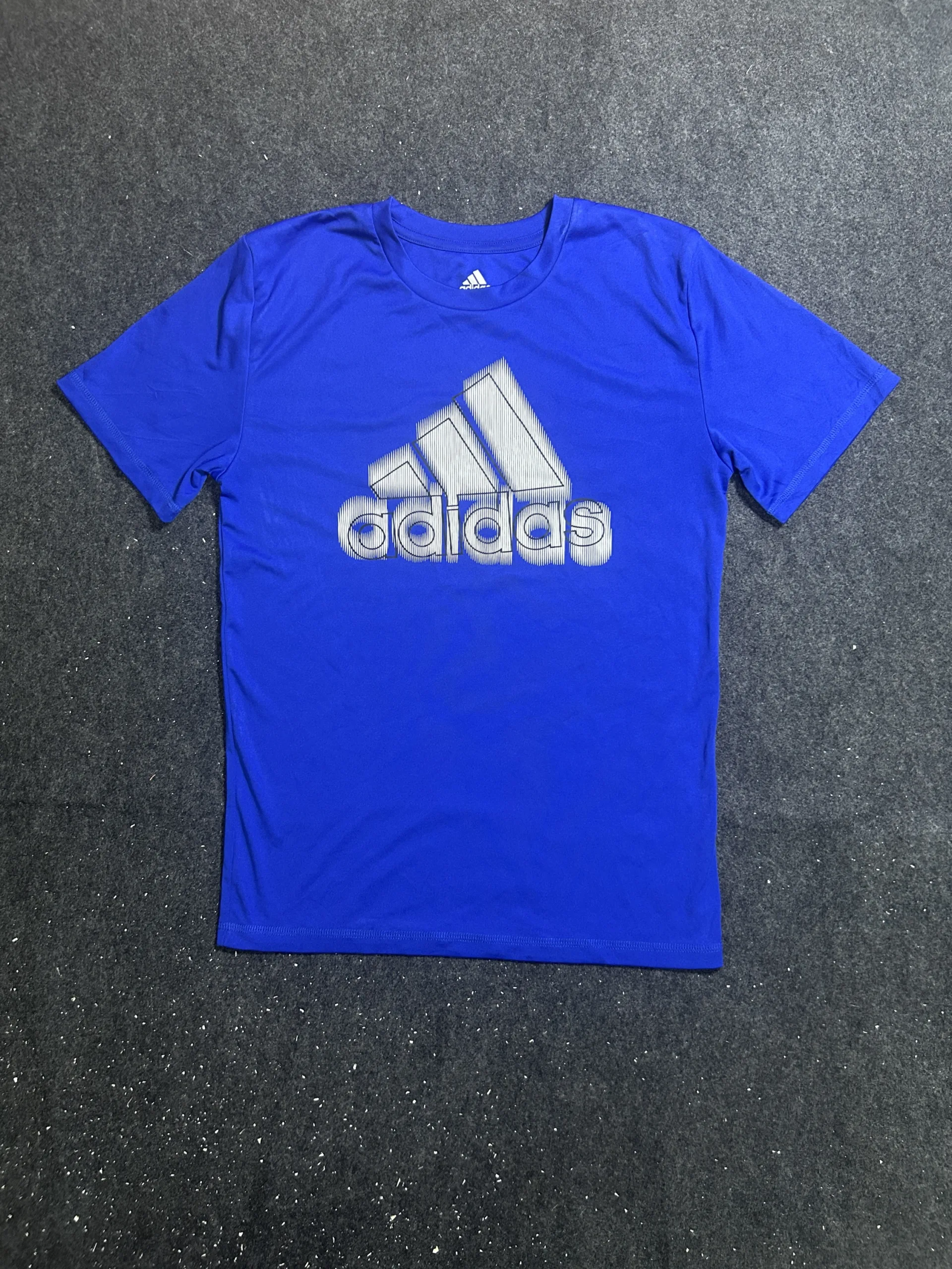 Adidas Blue Performance Graphic Training T-Shirt