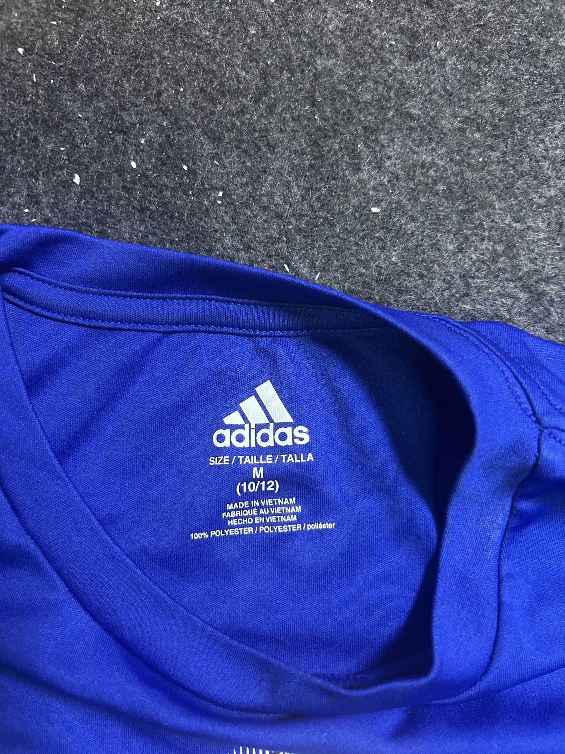 Adidas Blue Performance Graphic Training T-Shirt