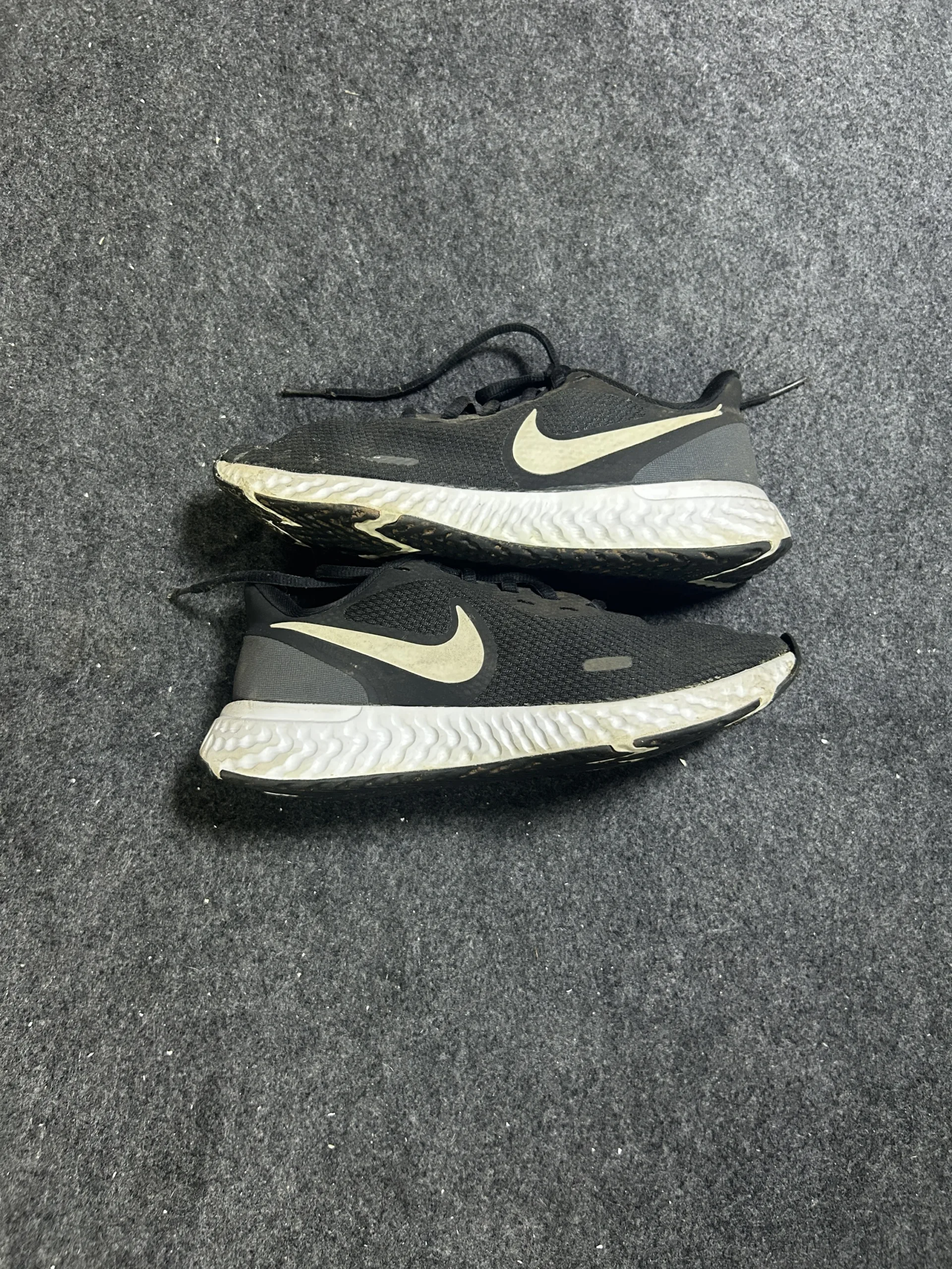 Nike Revolution Running Shoes  Black/White 6.5 UK