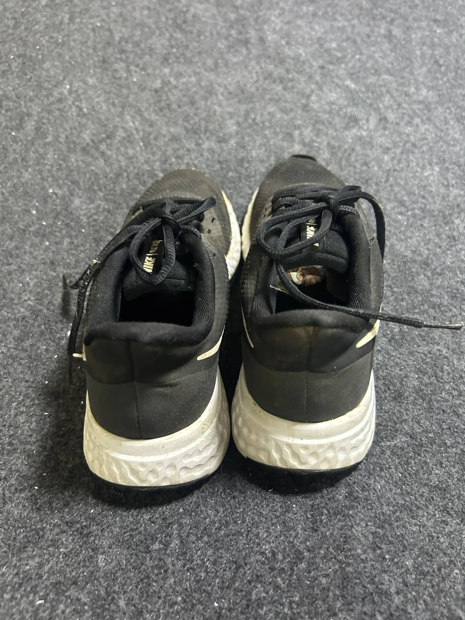 Nike Revolution Running Shoes  Black/White 6.5 UK