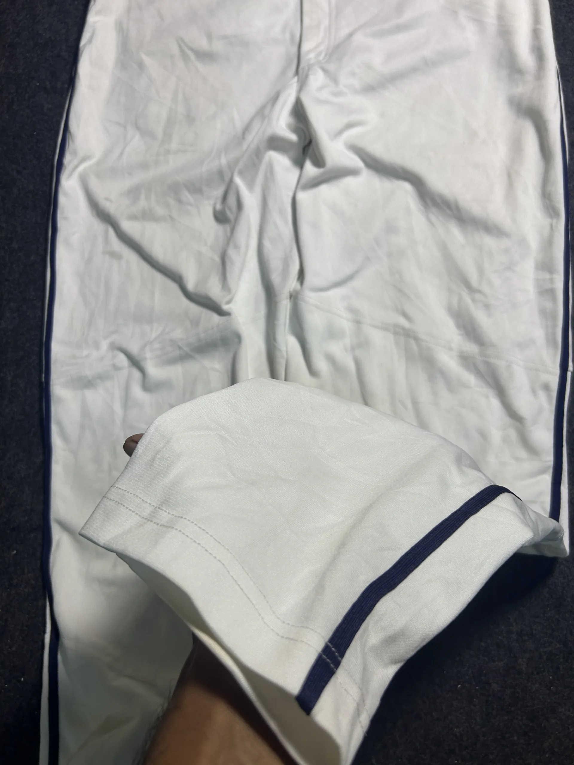 Nike White Baseball Pants with Side Stripe – Athletic Fit – Waist 36