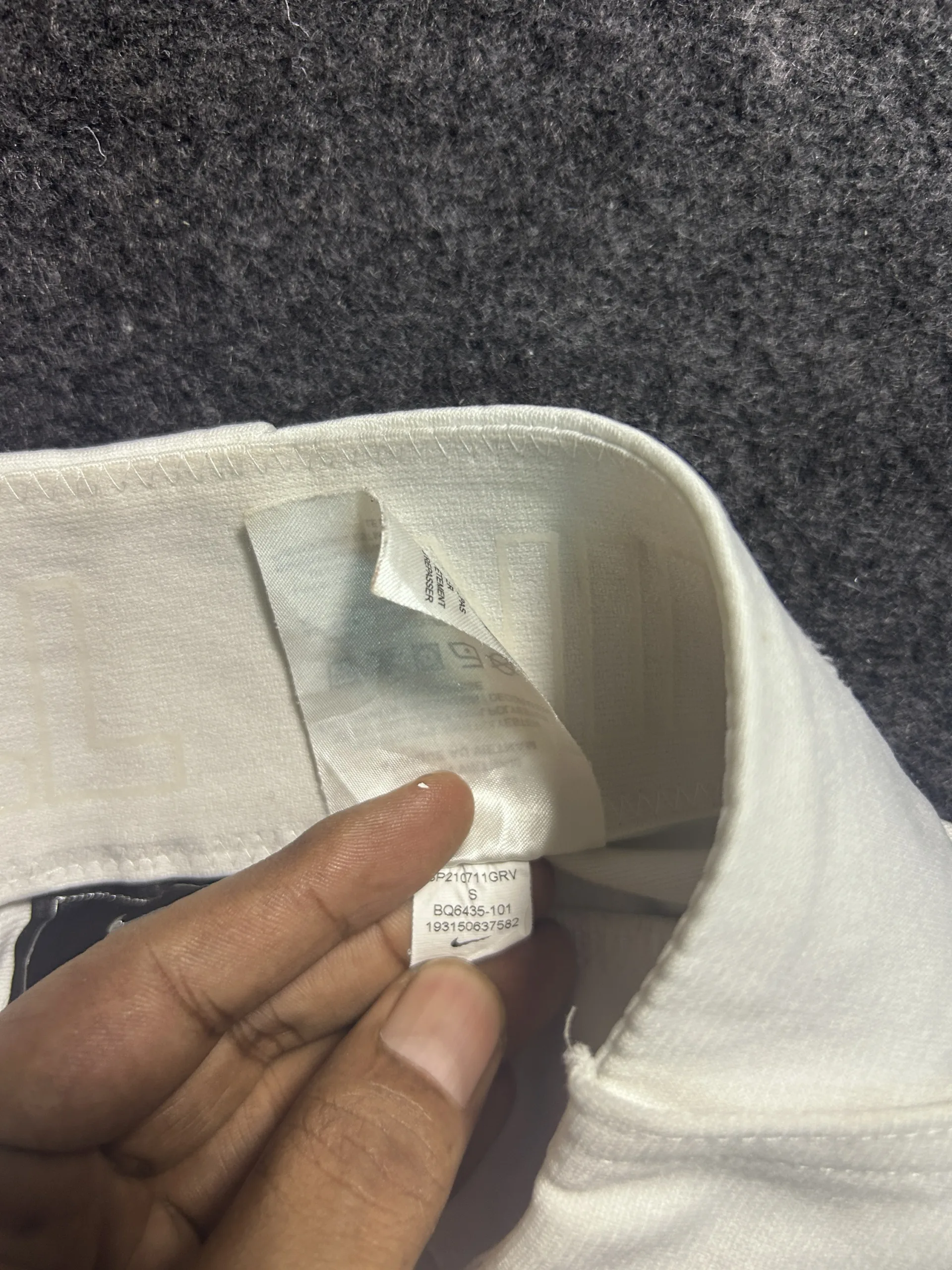 Nike Team Baseball Pants White Navy Stripe – Size S (Waist 30)