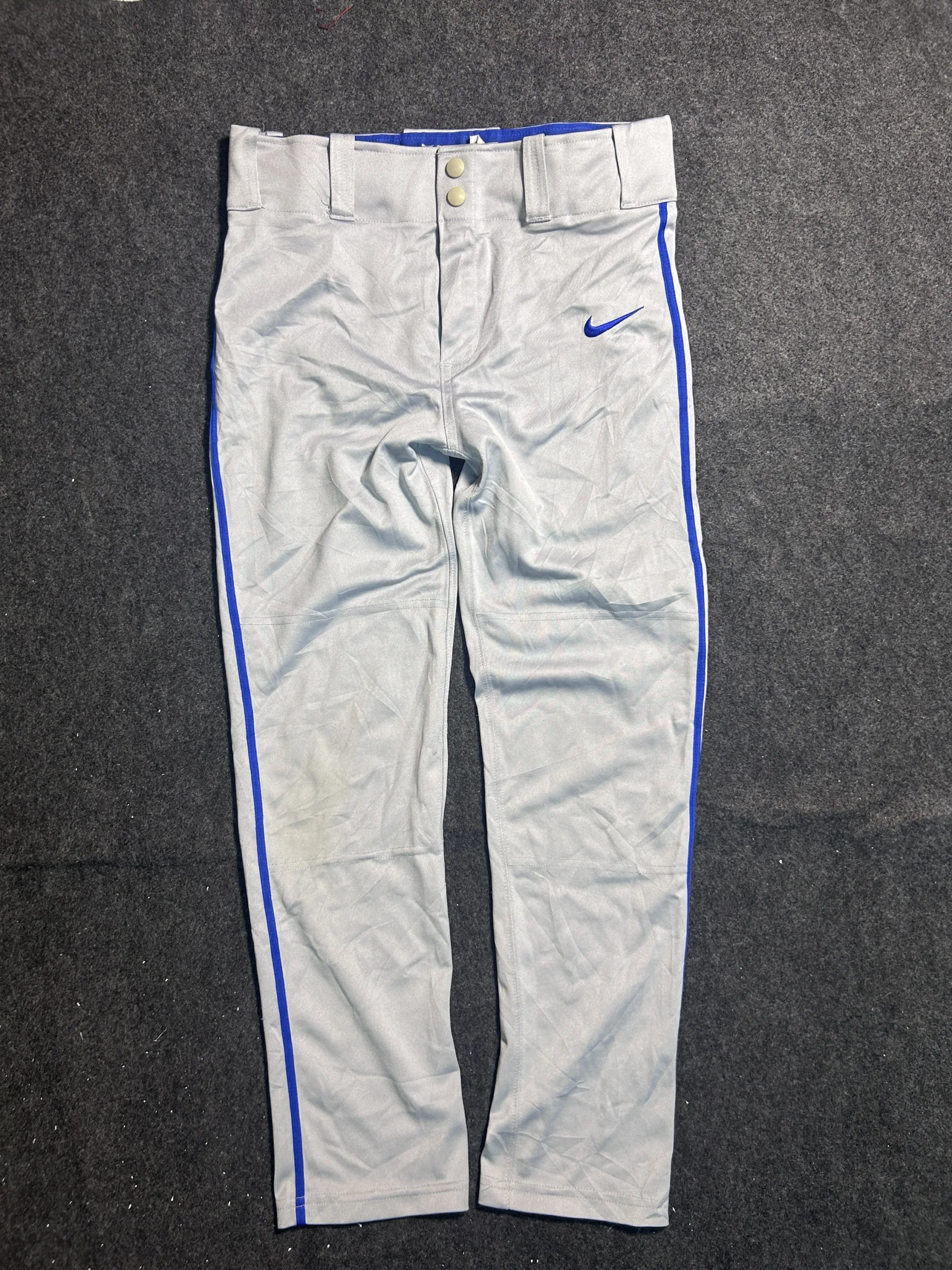 Nike Dri-FIT Baseball Pants Grey Blue (Waist 30)