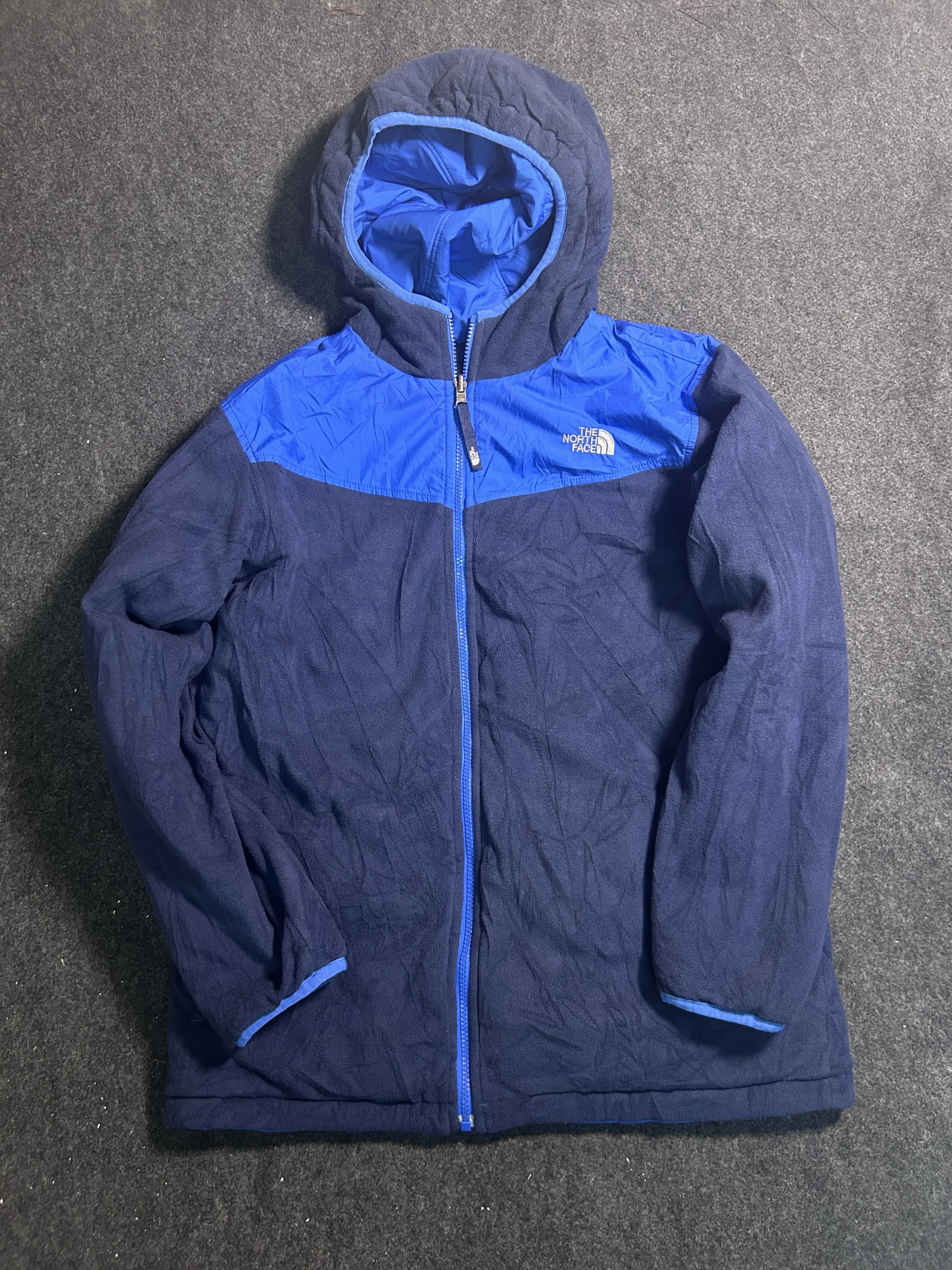 The North Face Reversible Hooded Insulated Jacket Blue/Navy | Men’s M