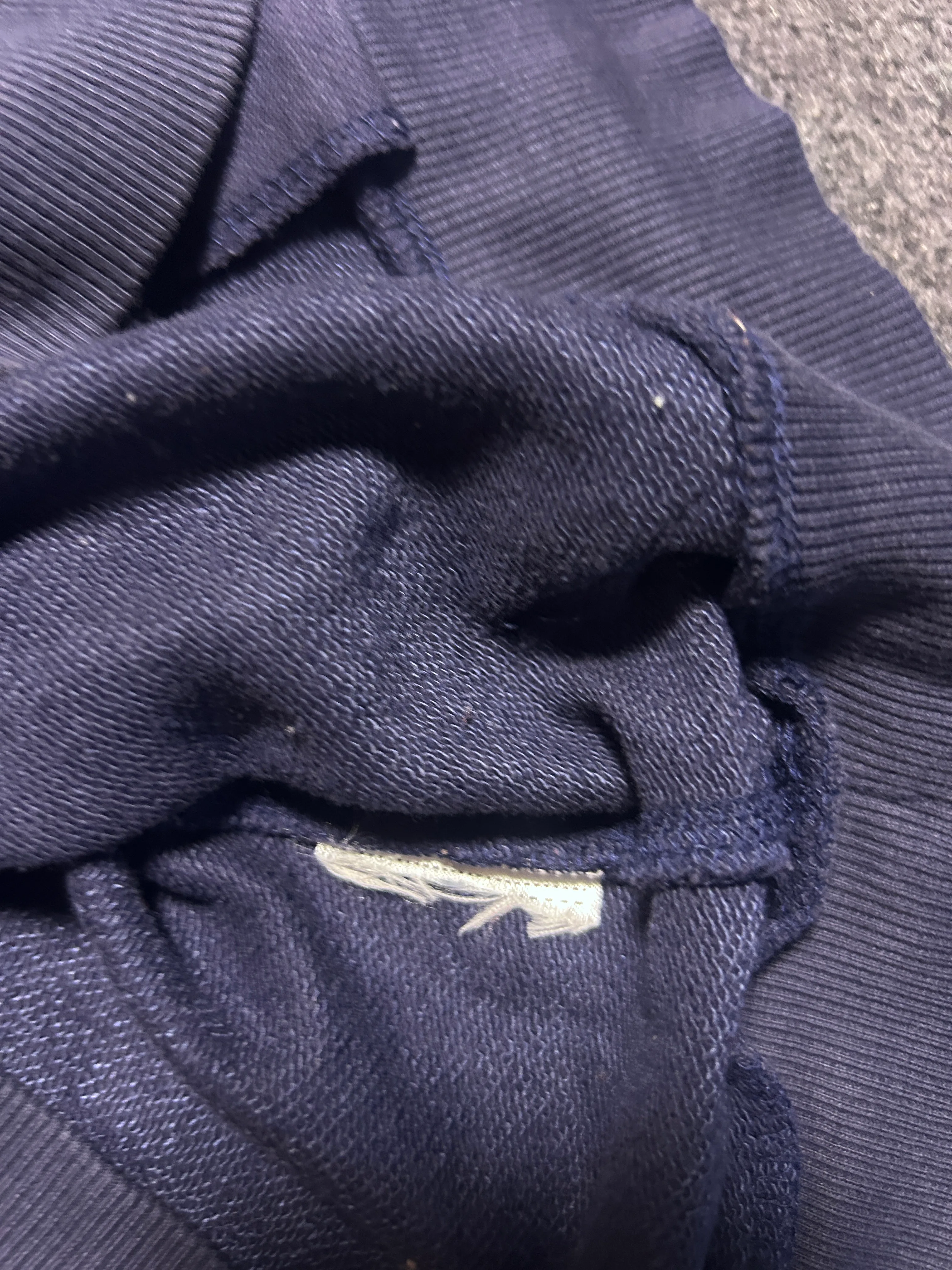 Hummel Navy Blue Lightweight Hooded Track Jacket | S