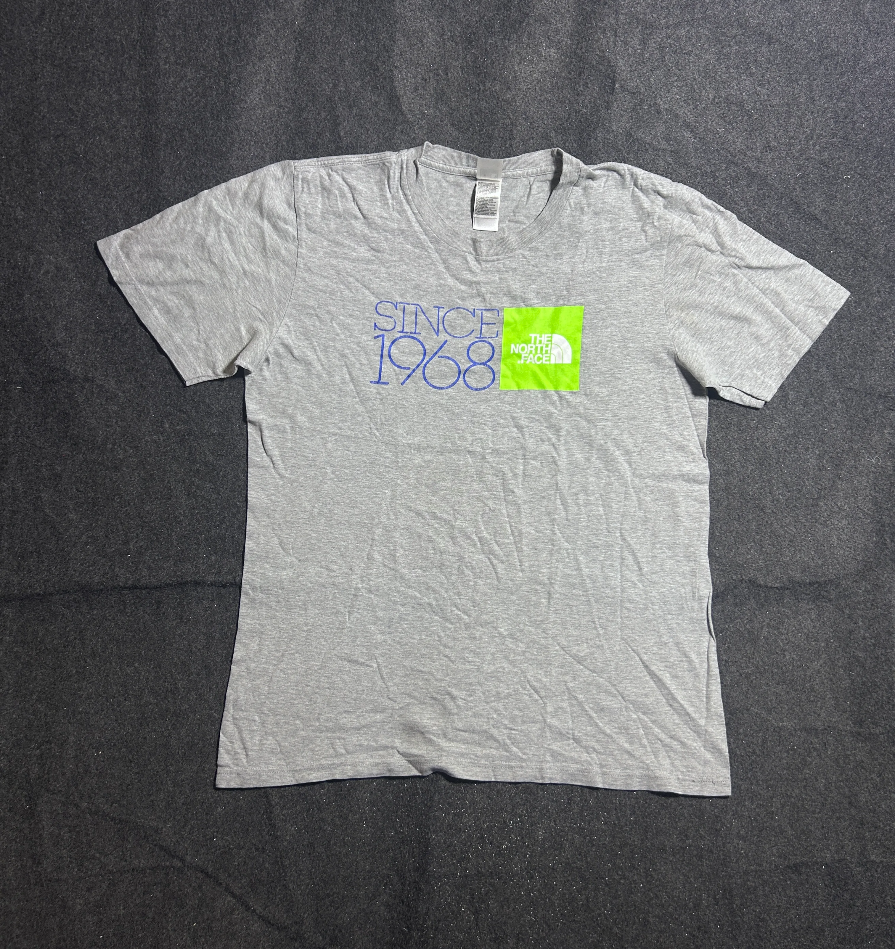 The North Face Since 1968 Graphic T-Shirt  Grey Cotton | L