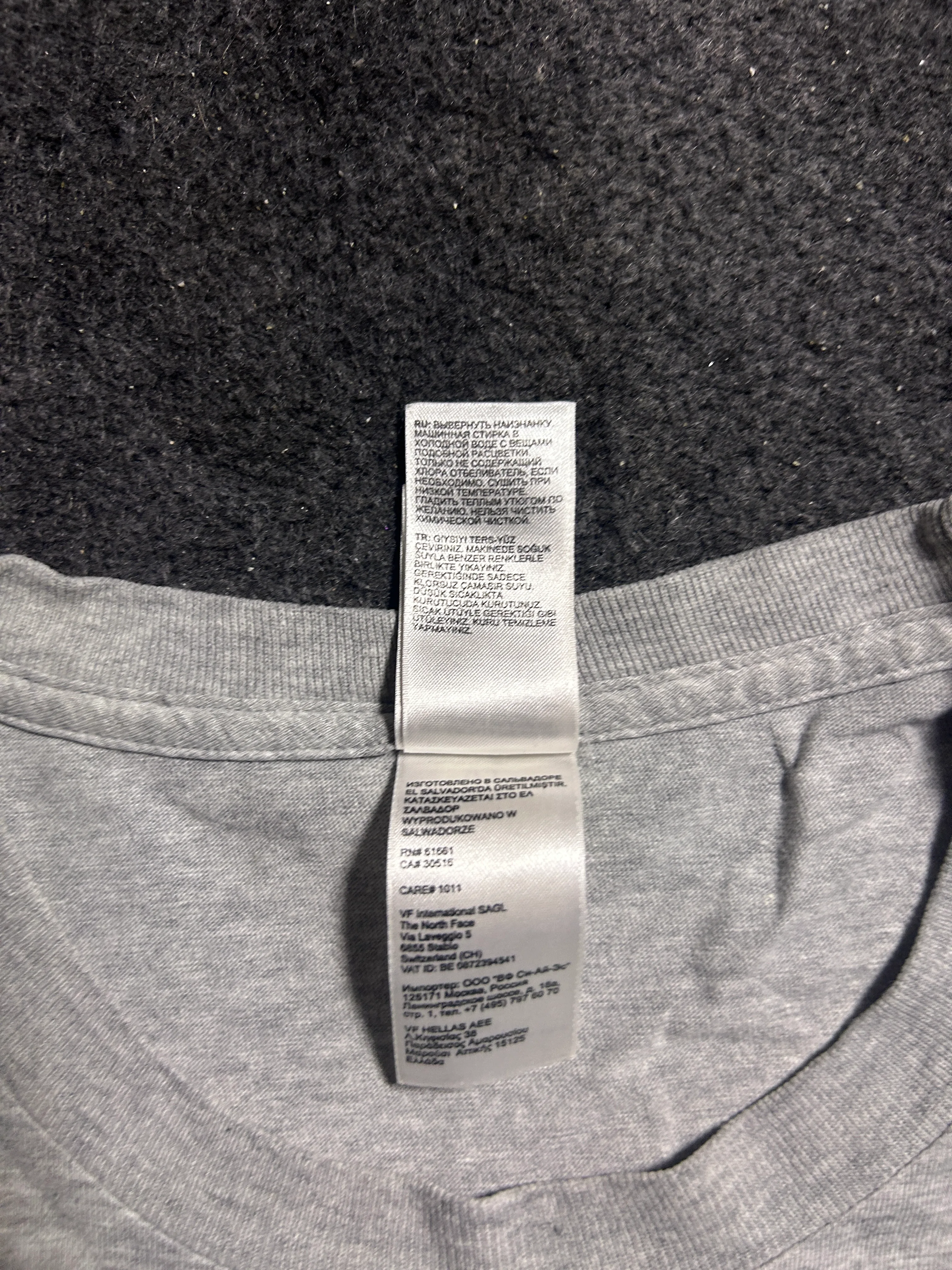 The North Face Since 1968 Graphic T-Shirt  Grey Cotton | L