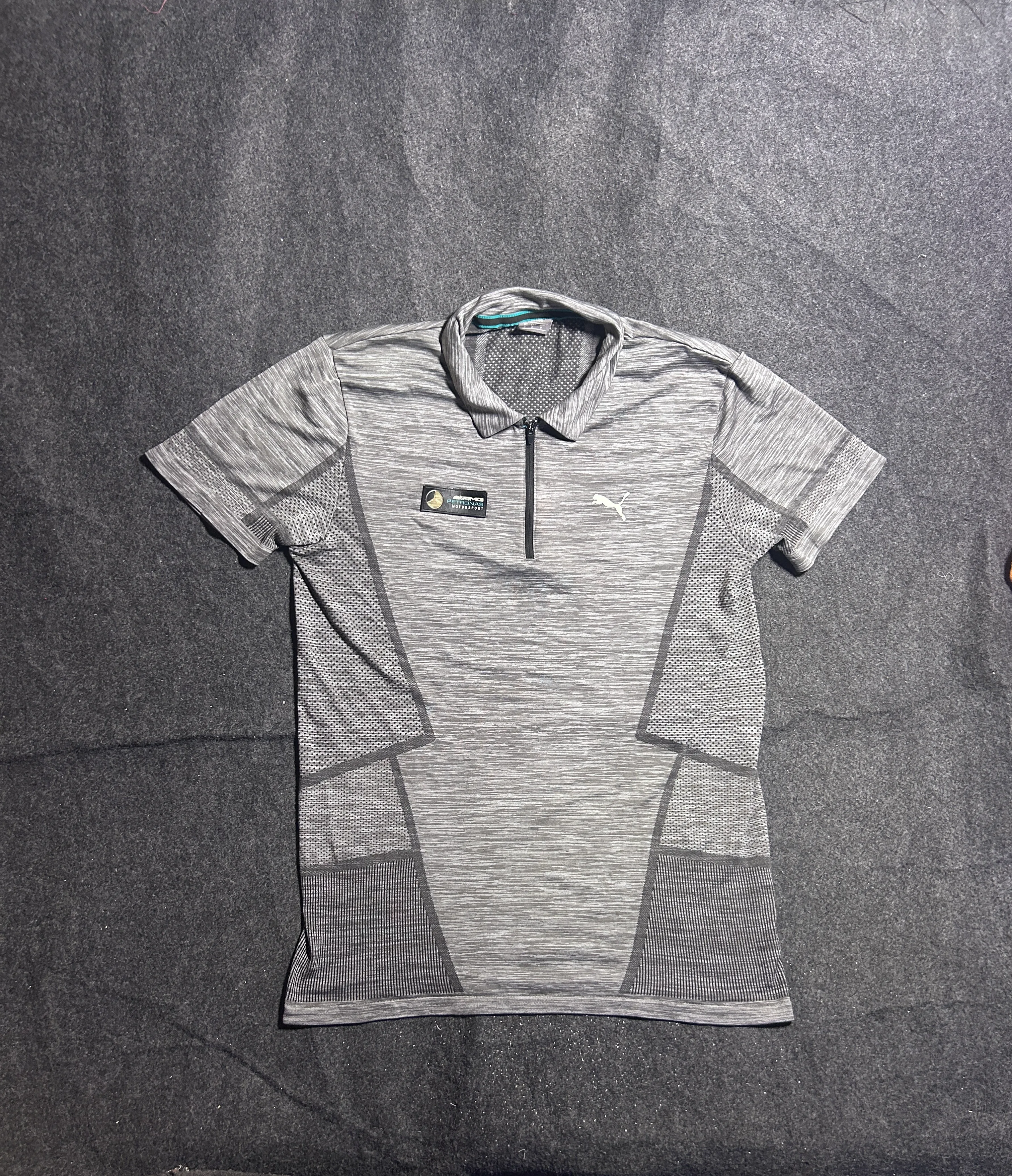PUMA Mercedes-AMG Petronas Motorsport Performance Polo Shirt – Grey | M/L