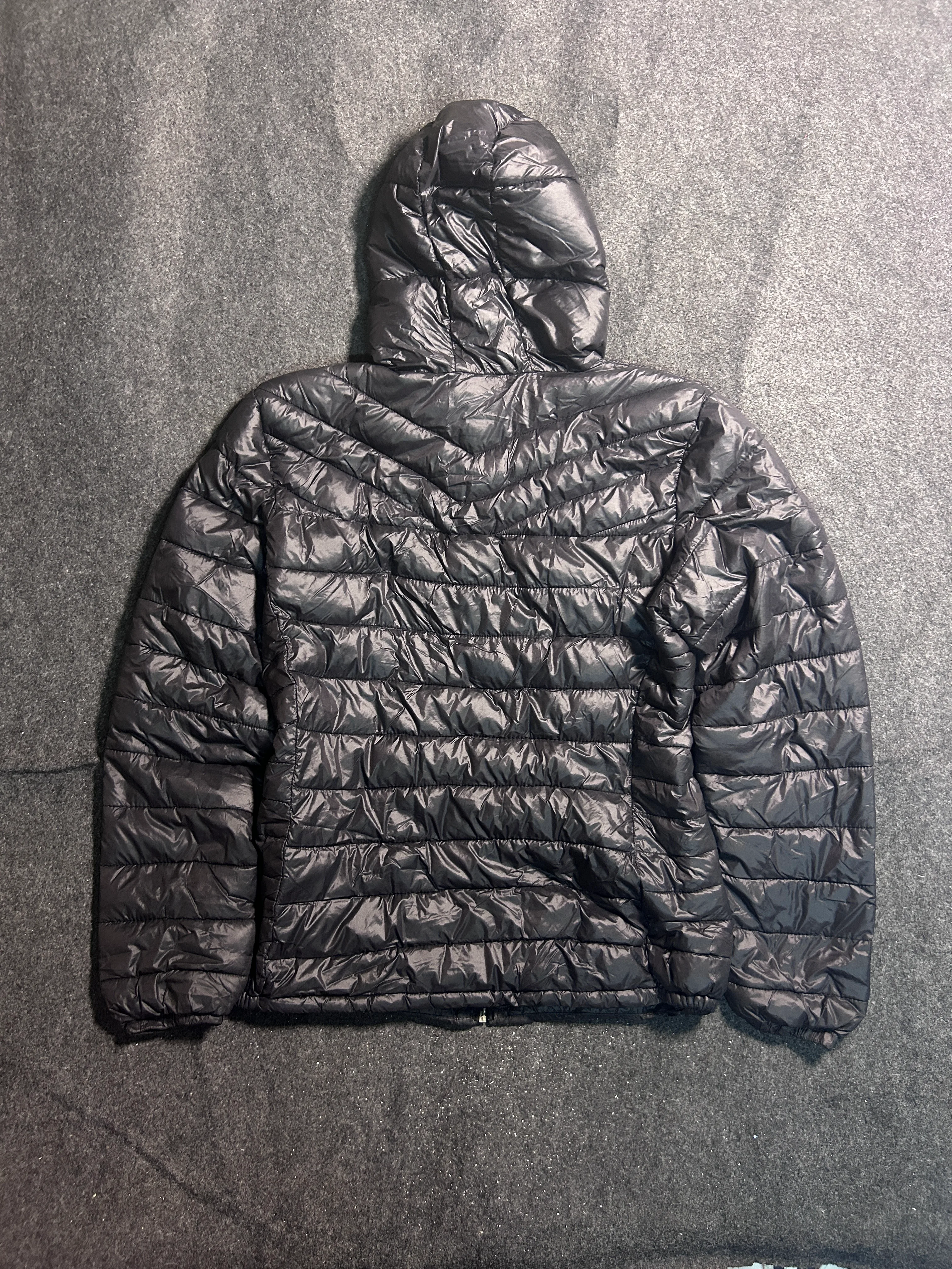 Vintage M.R. Man’s Fashion Black Quilted Hooded Puffer Jacket | S