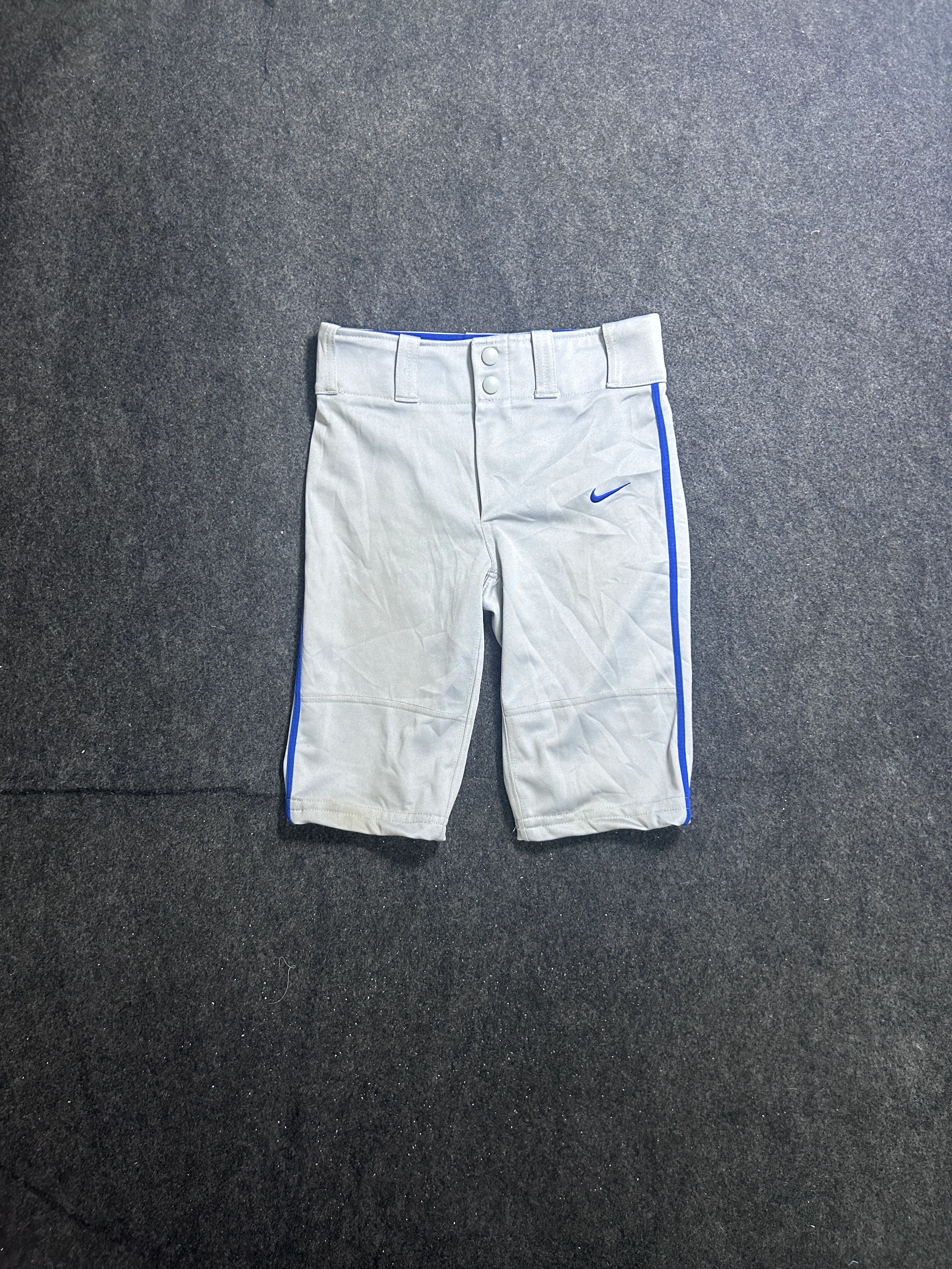 Nike Dri-FIT Athletic Shorts – White/Blue | Size S