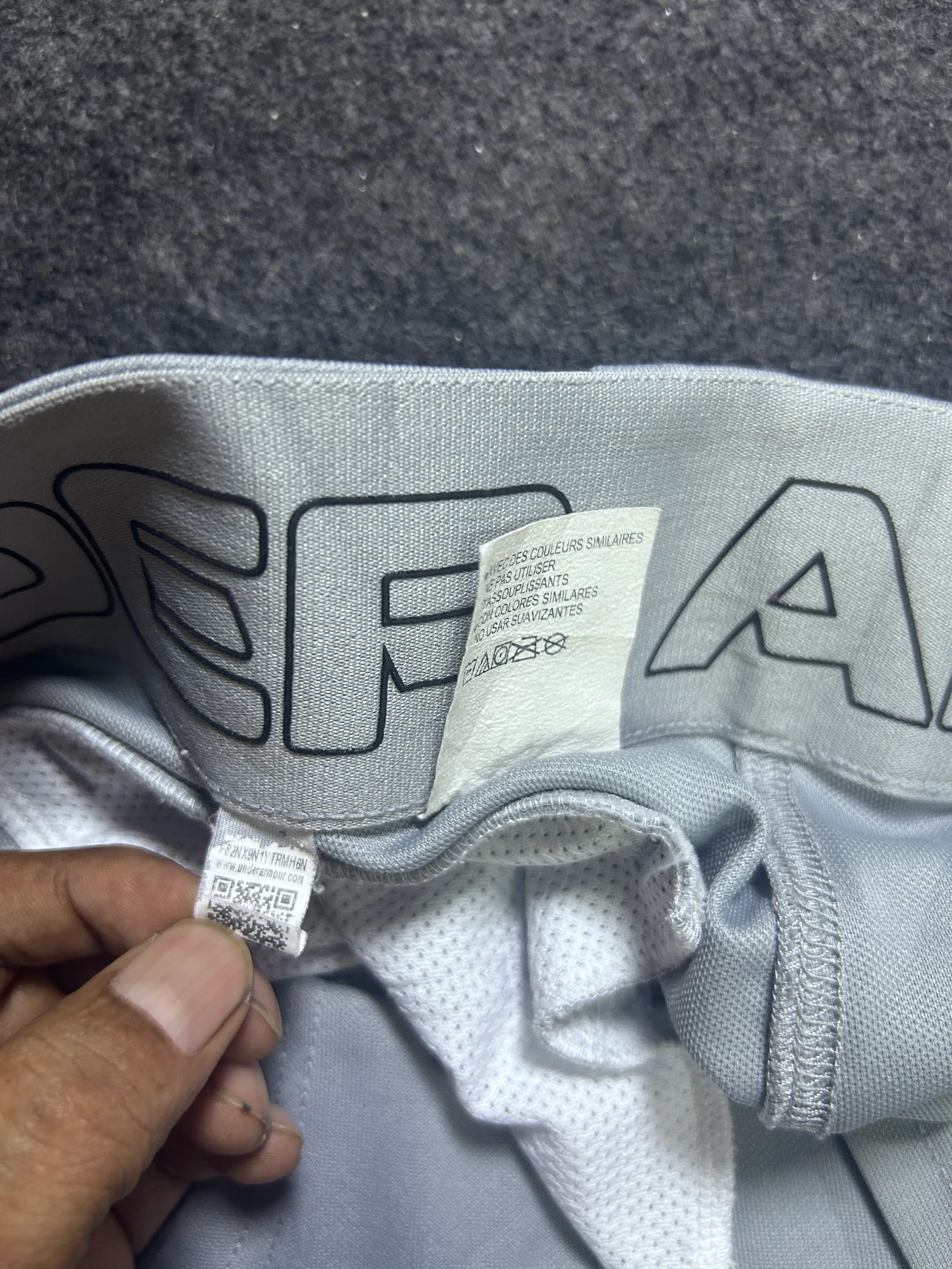 Nike Dri-FIT White Grey  Shorts | M