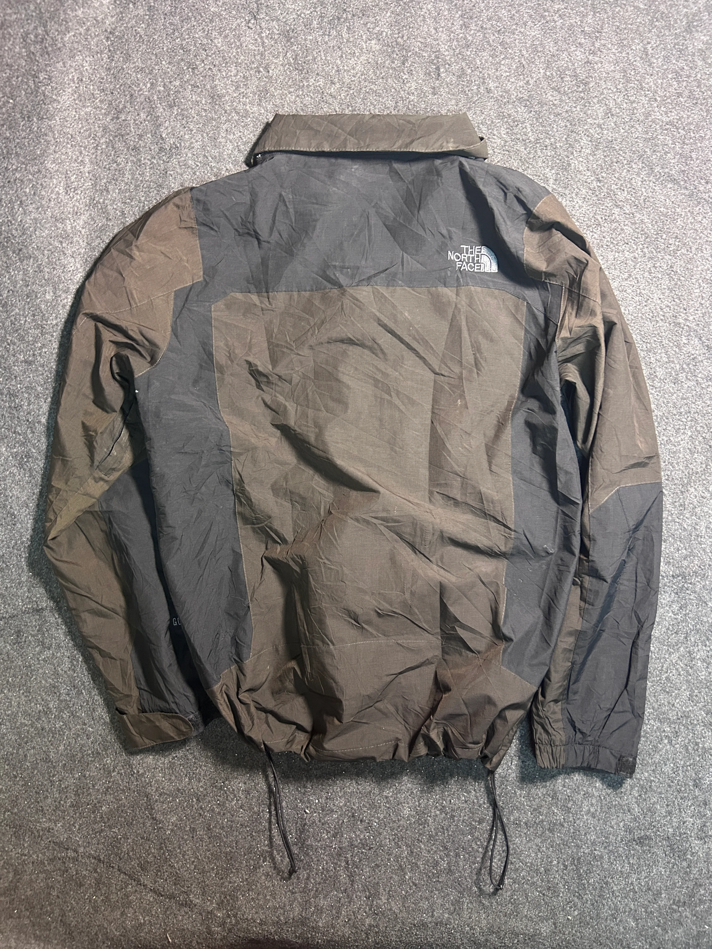 North Face Summit Series GORE-TEX Waterproof Windbreaker Jacket Brown/Black –M