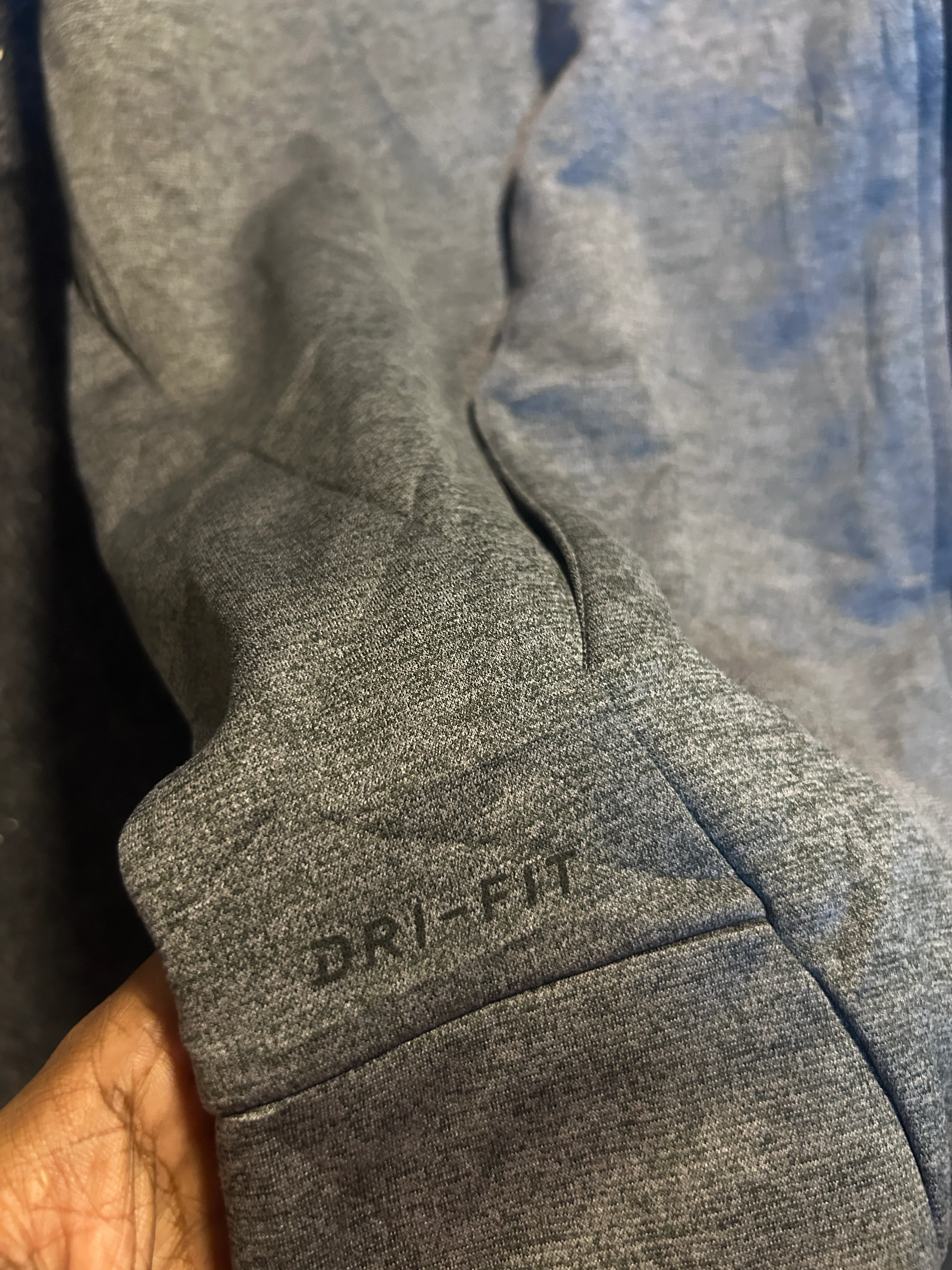 Nike Dri-FIT Full-Zip Training Hoodie | Grey | Performance Fit | XL