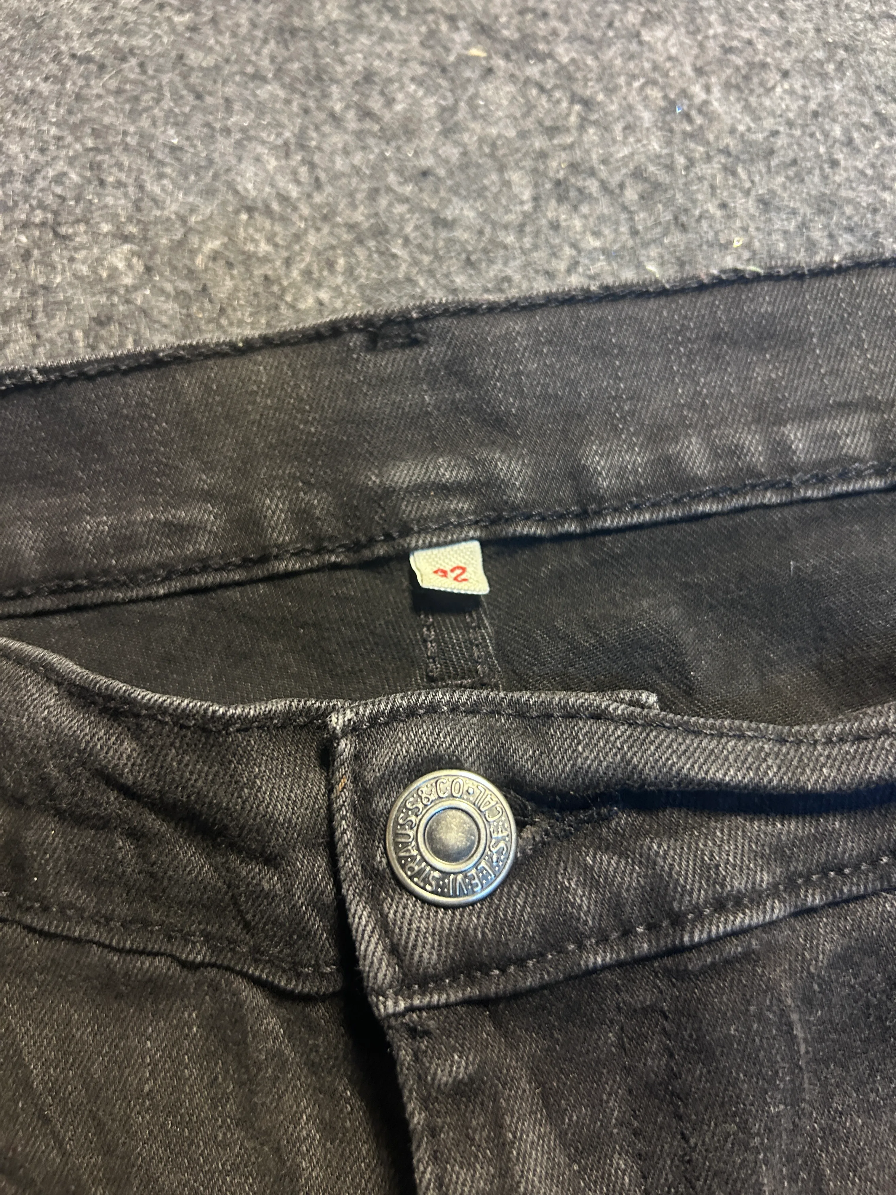 Levi’s Women’s Black Denim Jeans | Classic 5-Pocket | XL