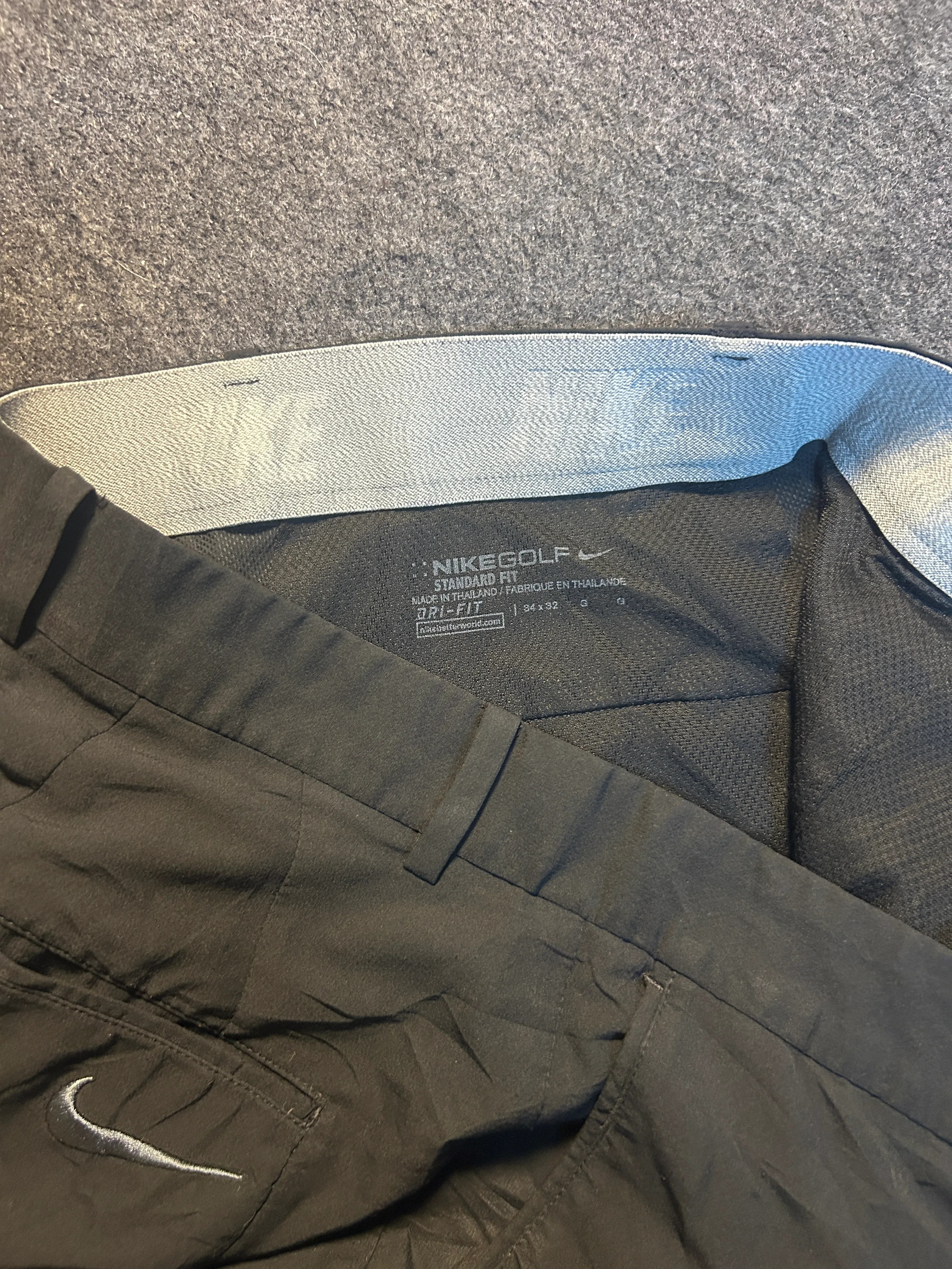 Nike Golf Black Golf Trousers W36 | Performance Pants