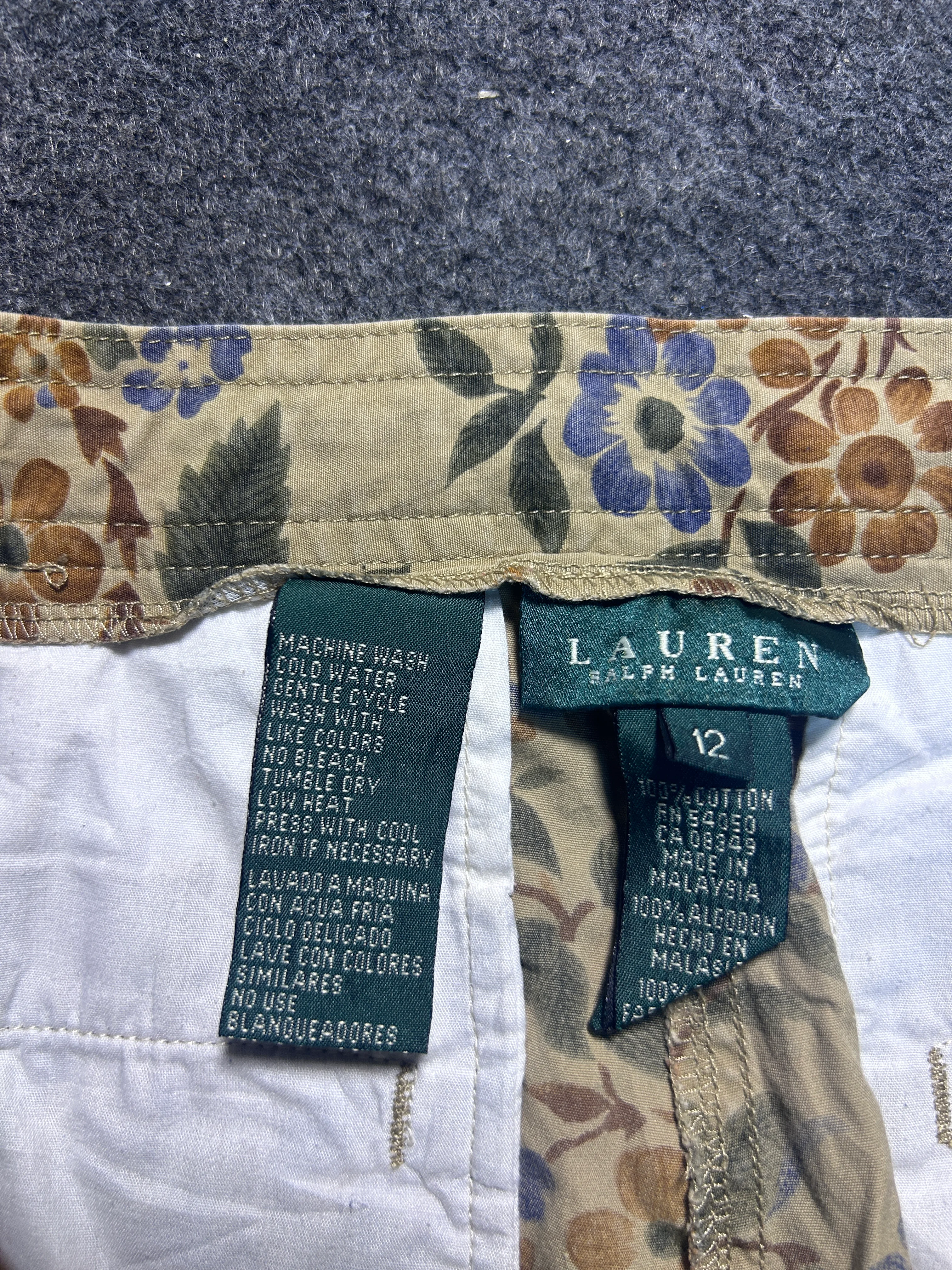 Ralph Lauren Women’s Floral Print Cotton Capri | 32