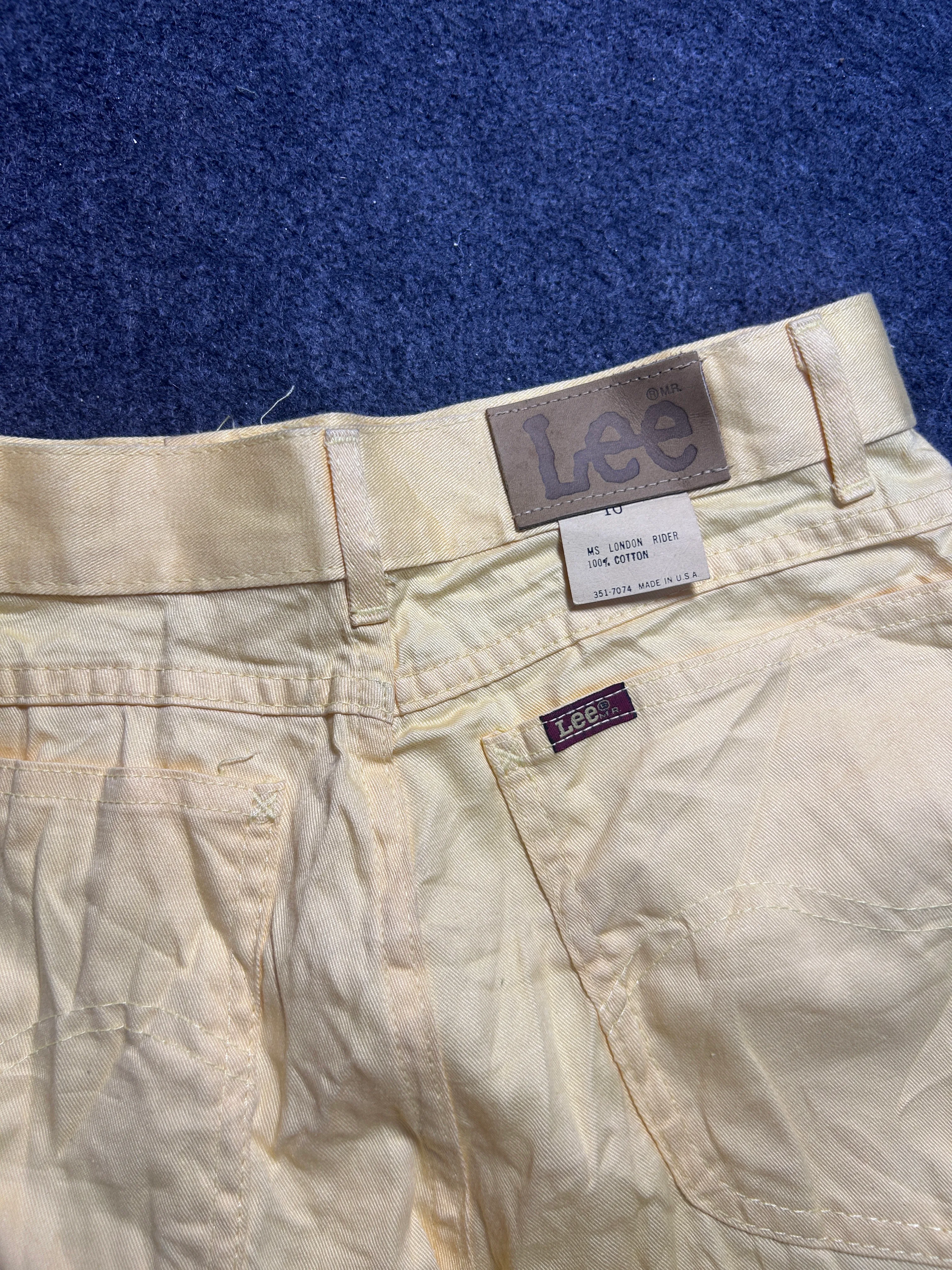 Lee Women’s Vintage Cotton Pants – Size 10 | Beige Casual Trousers