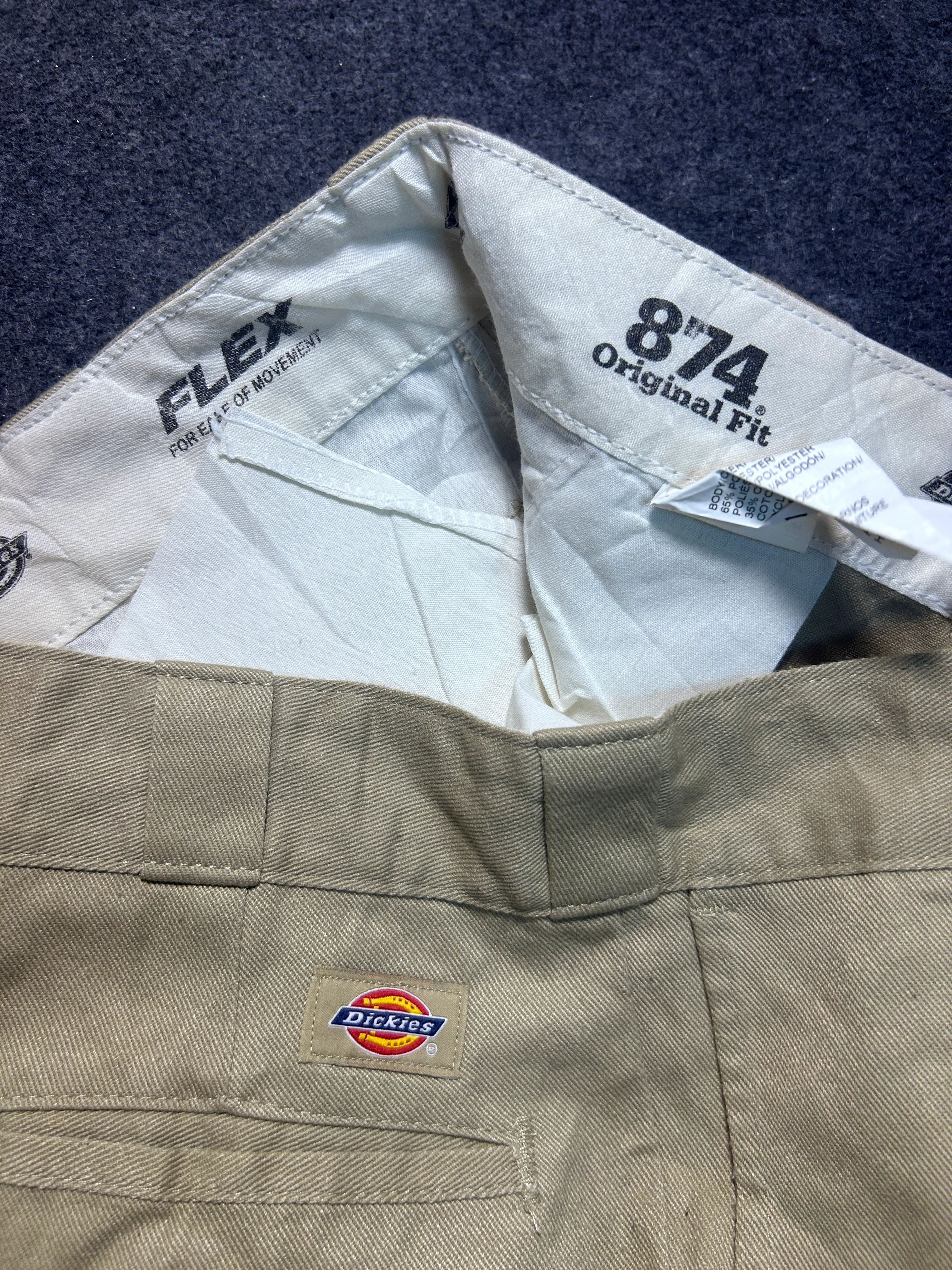 Dickies 874 Men’s Work Pants – 32x40 Khaki | Original Fit