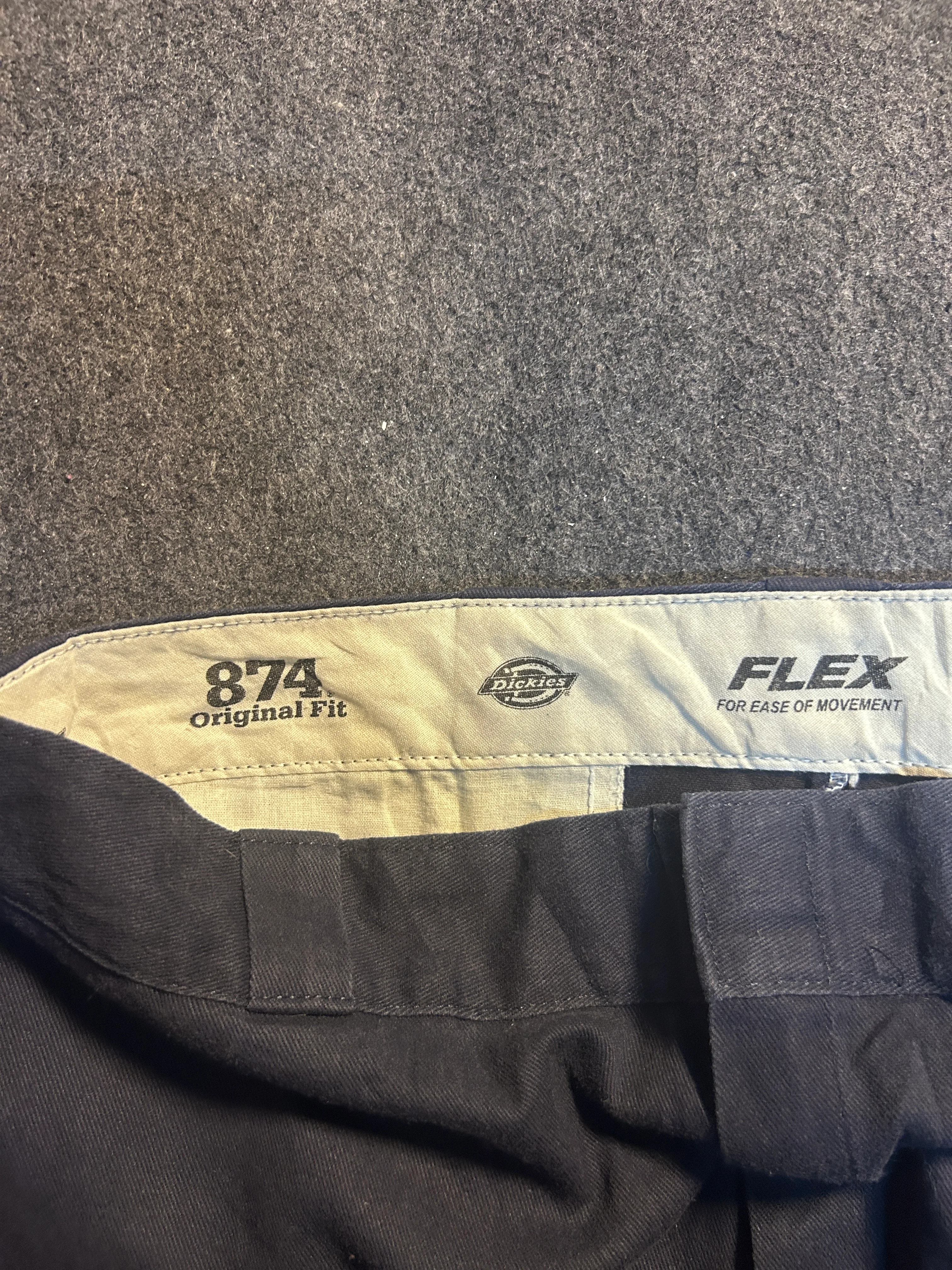 Dickies 874 Original Fit Flex Work Pants Men’s Navy Blue