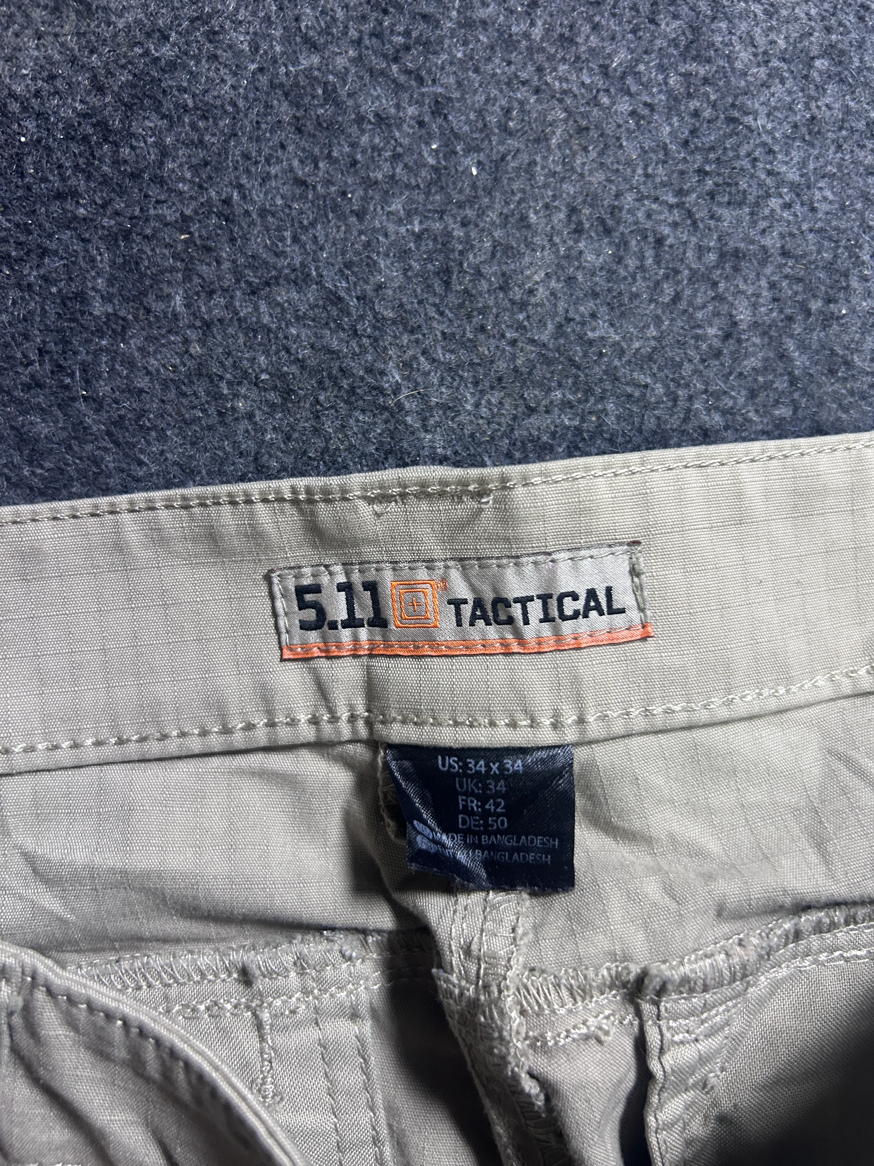 5.11 Tactical Cargo Pants Men’s  Khaki Ripstop Utility Trousers
