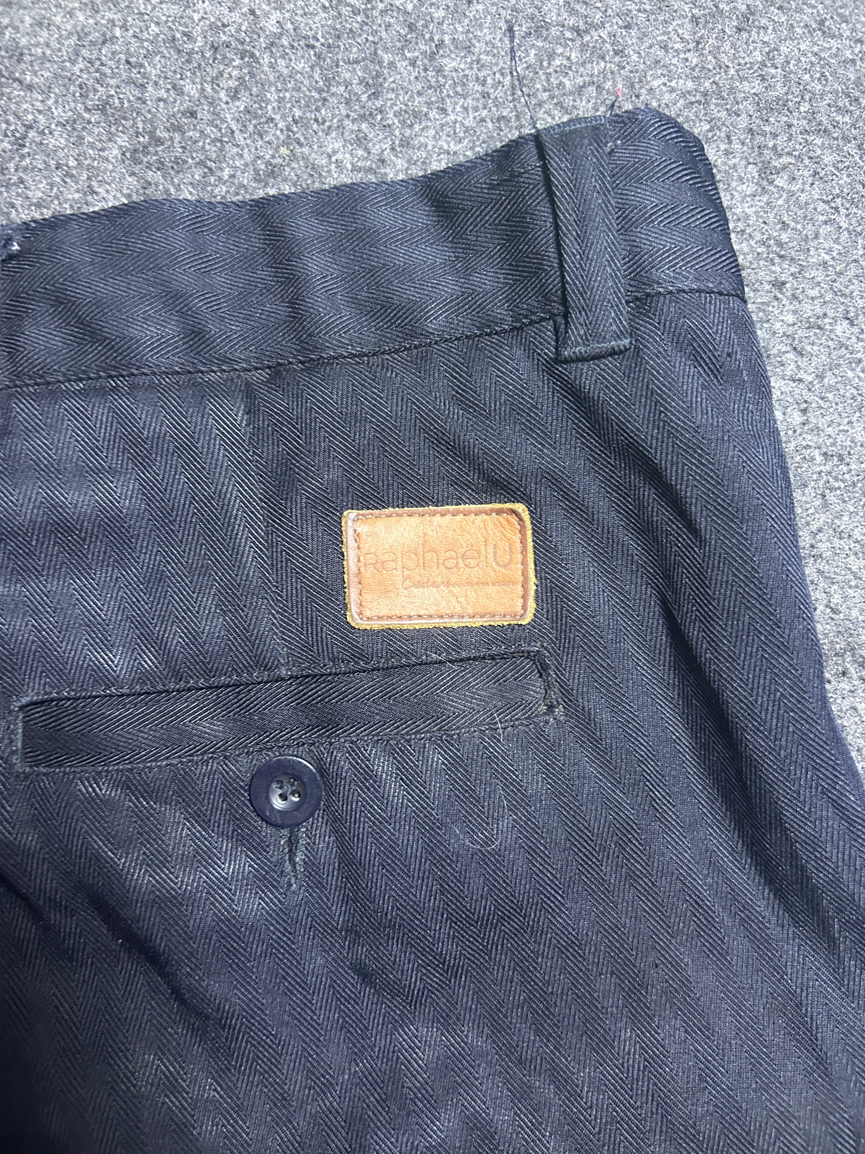 Raphaël Men’s Navy Blue Cargo Pants – Utility Workwear Trousers