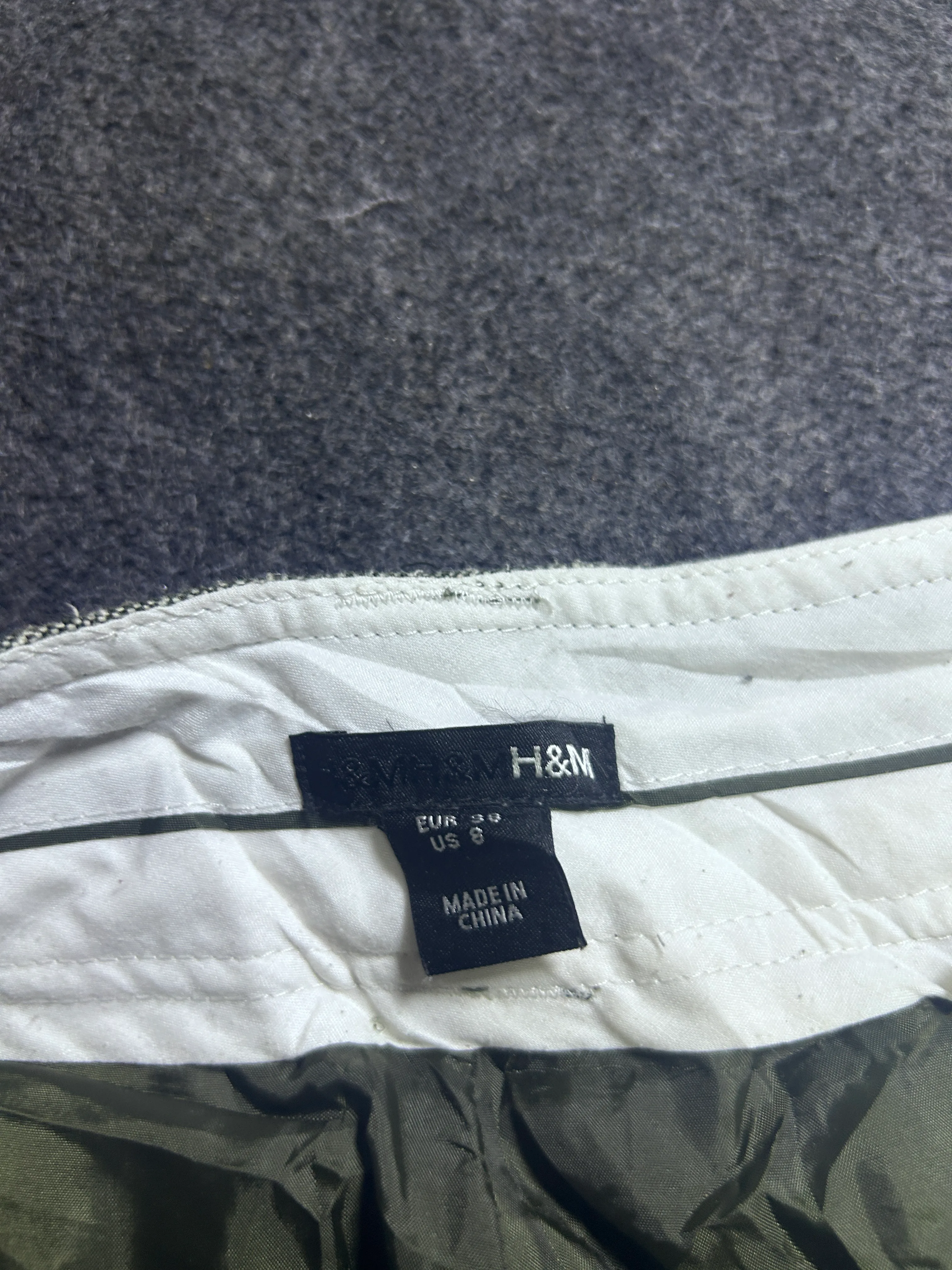 H&M Women’s Grey Trousers | Straight Fit Formal Casual Pants