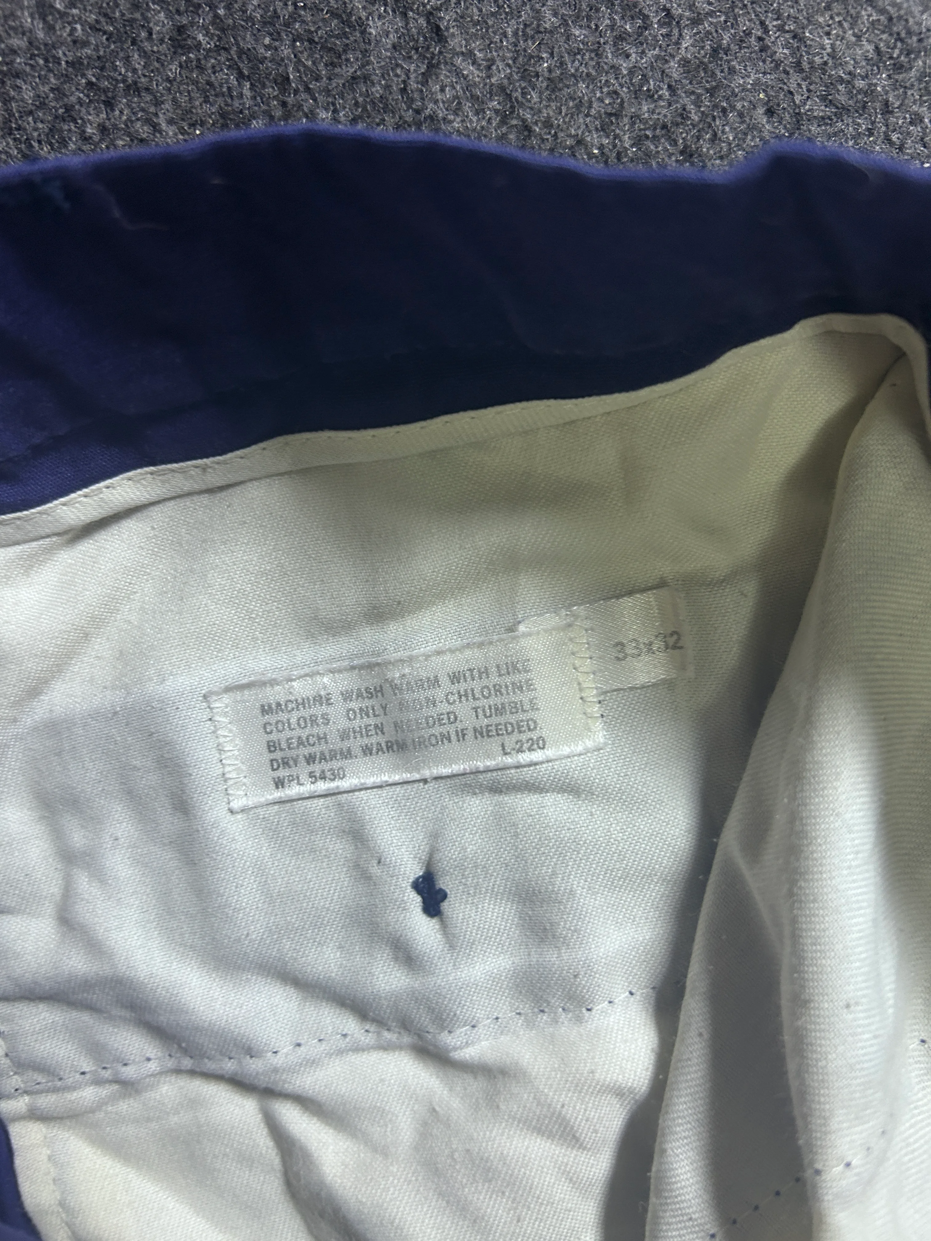 Thomson New Classic Men’s Baggy Fit Blue Cotton Trousers