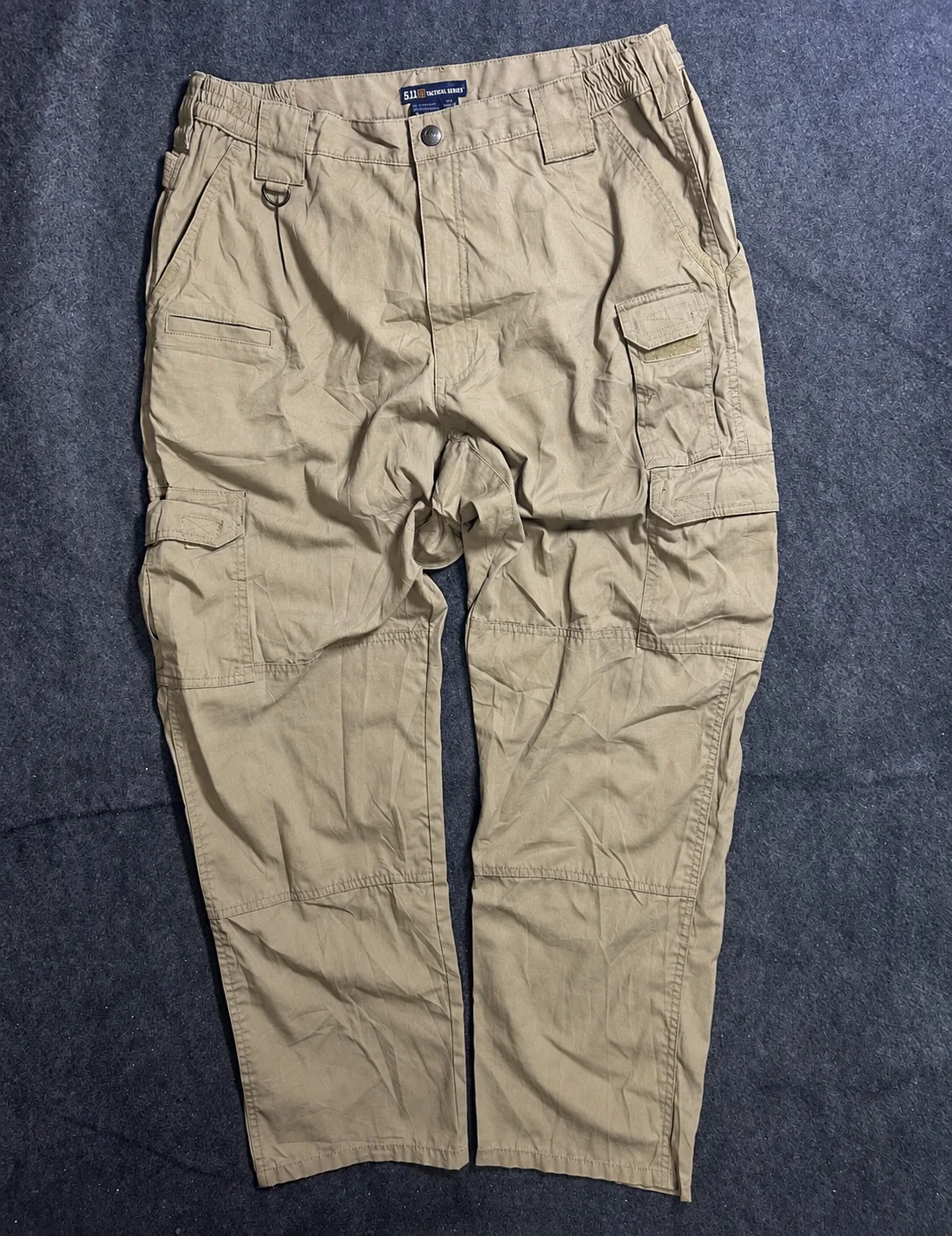 5.11 Tactical Series Cargo Pants for Men | Khaki Tactical Work Trousers