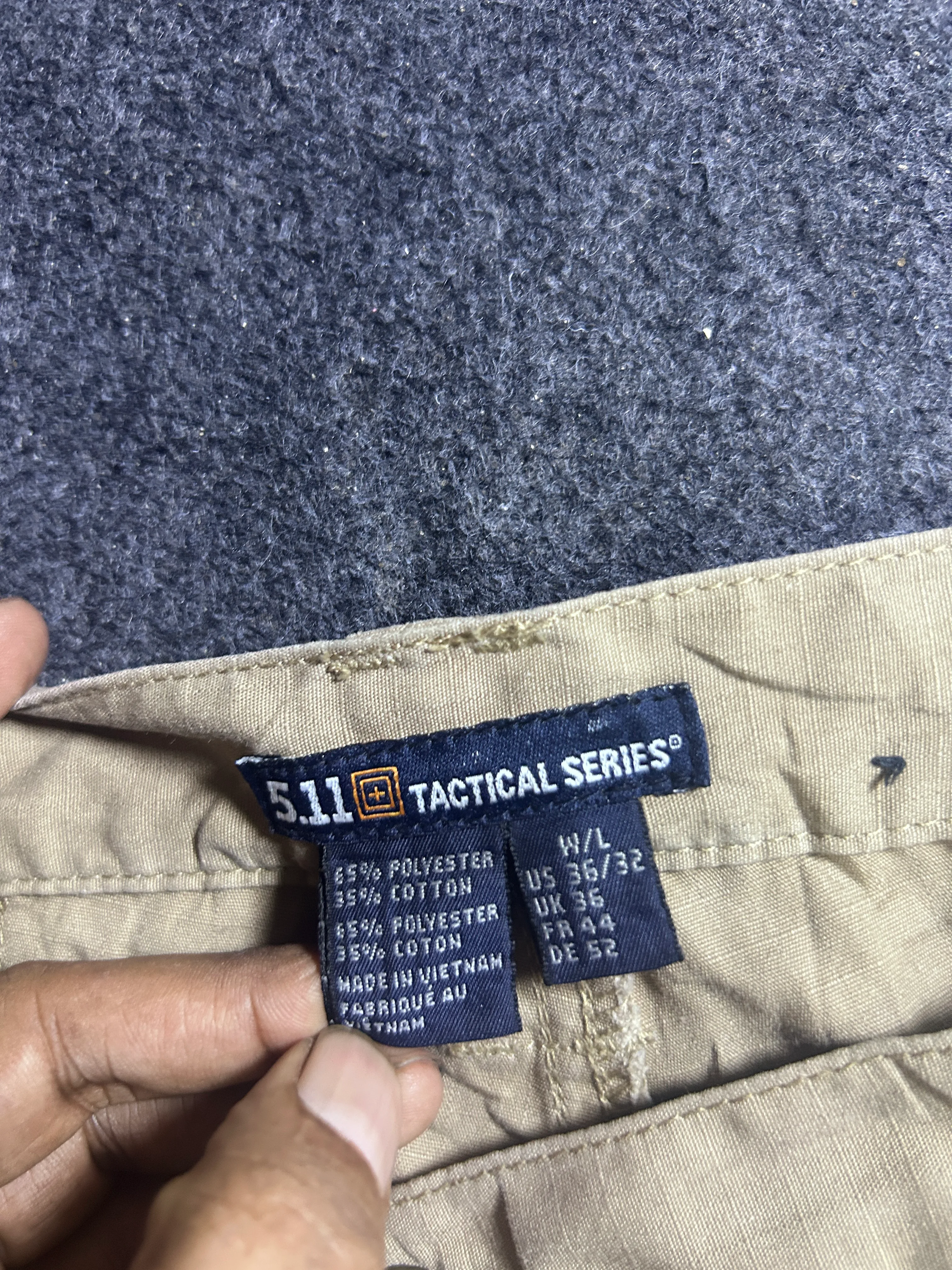 5.11 Tactical Series Cargo Pants for Men | Khaki Tactical Work Trousers