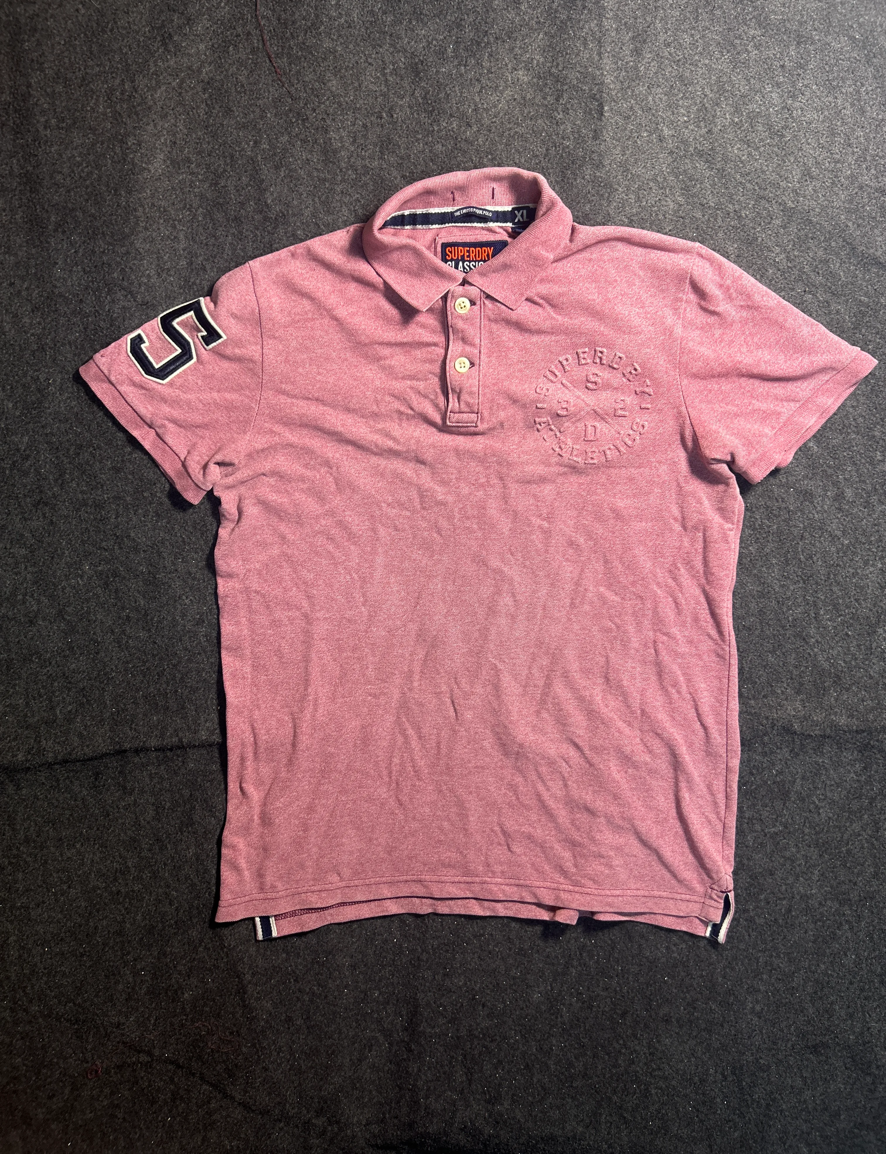 Superdry Classic Pique Polo Shirt Pink