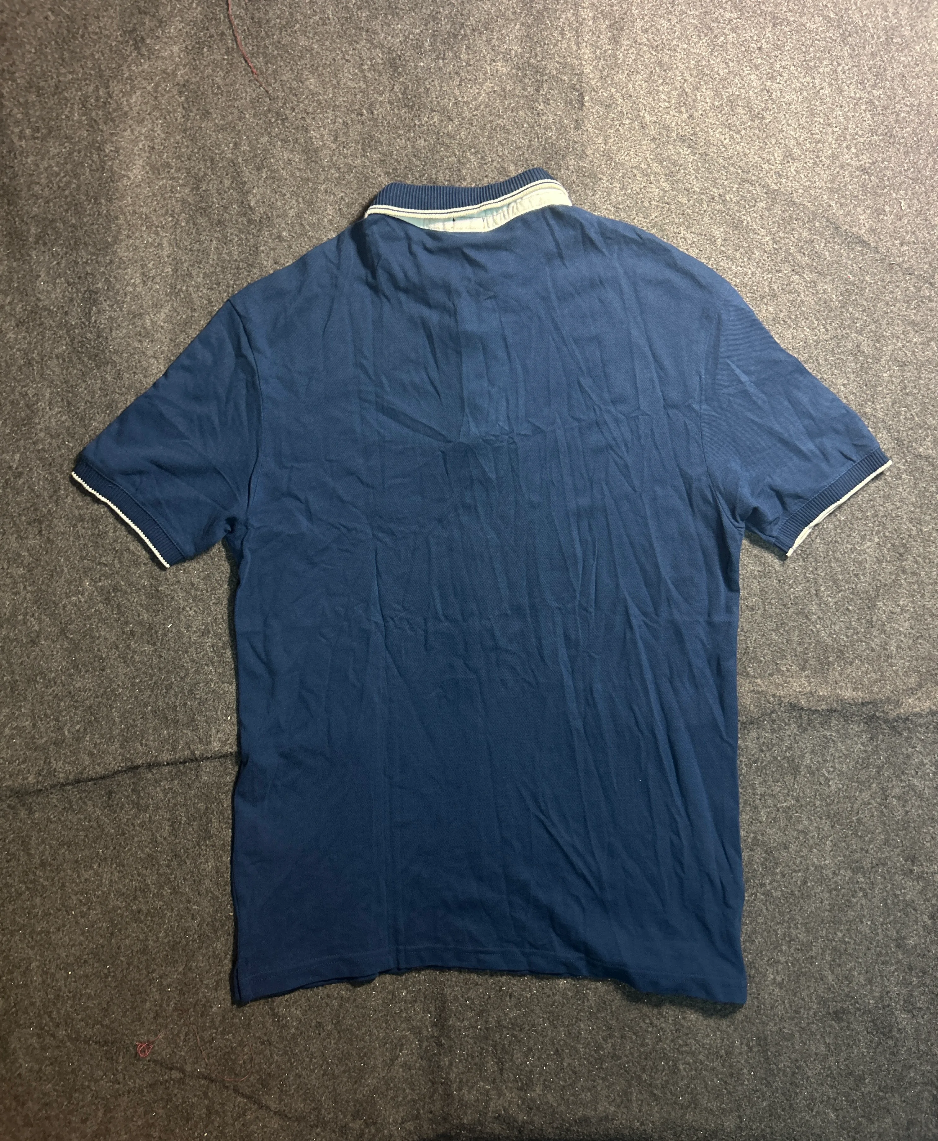 Hugo Boss Navy Blue Graphic Polo T-Shirt Men’s Regular Fit