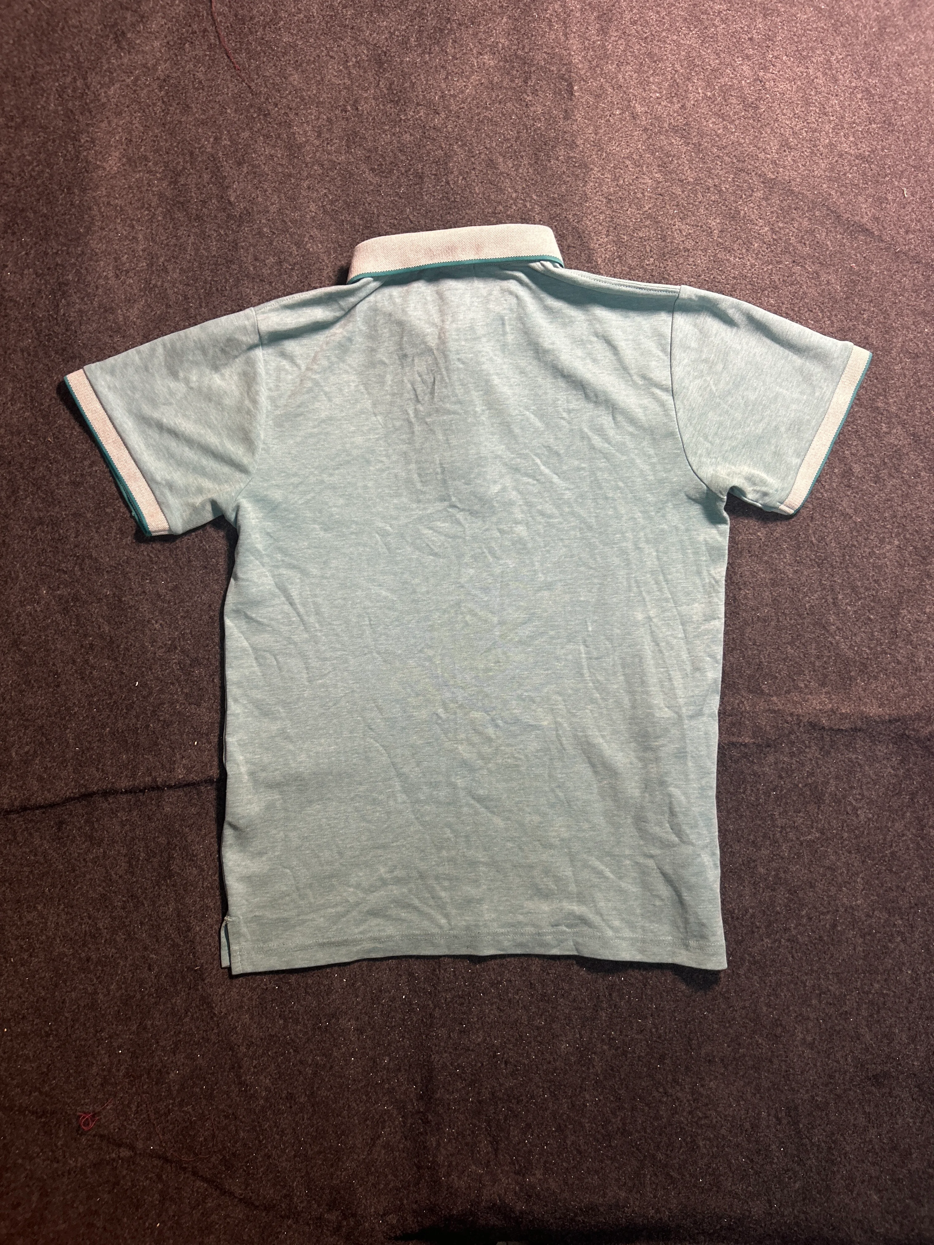 BOSS Hugo Boss Men’s Slim Fit Luxury Cotton Polo T-Shirt – Light Blue