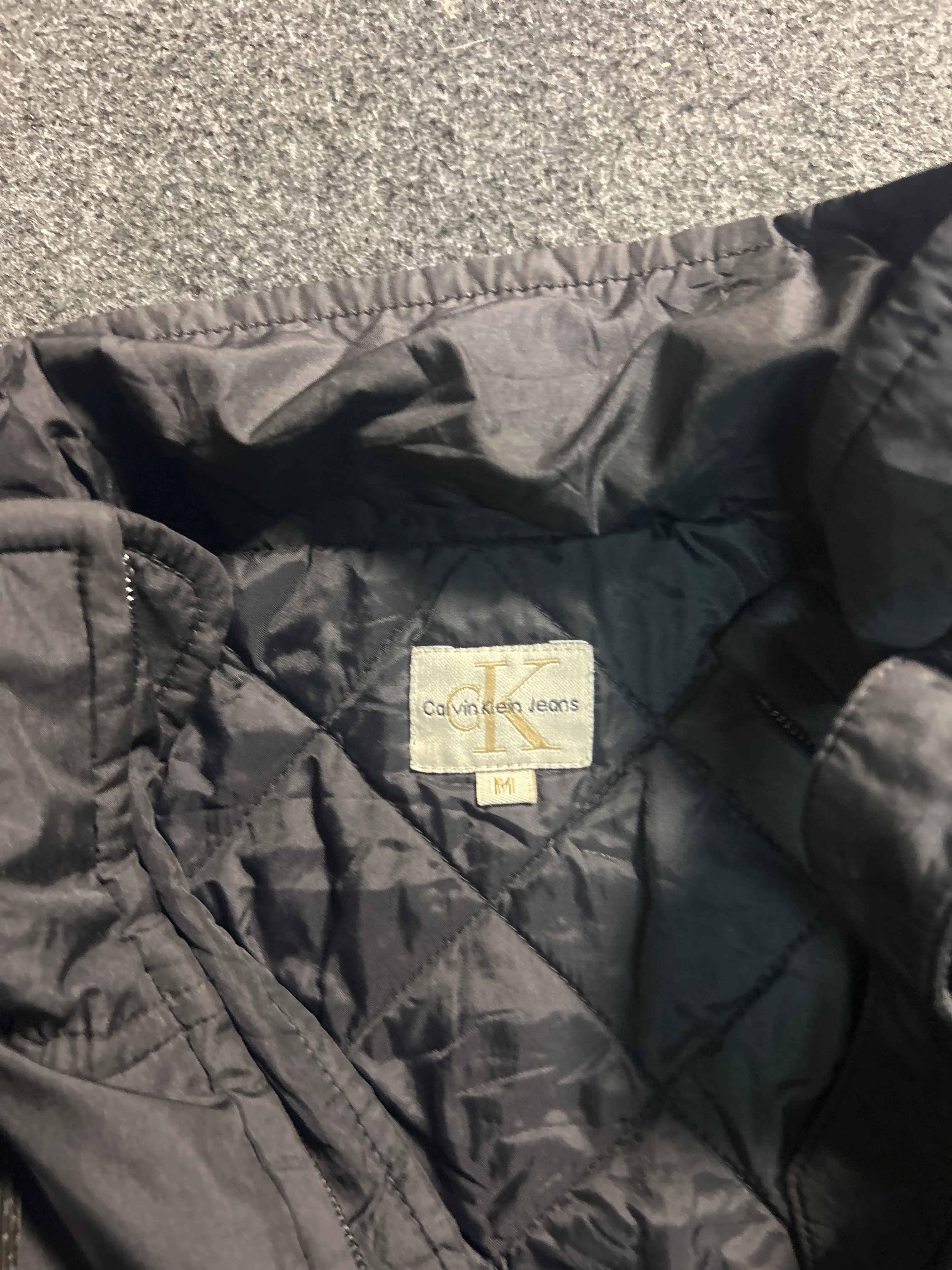 Calvin Klein Jeans Black Lightweight Jacket for Men | L