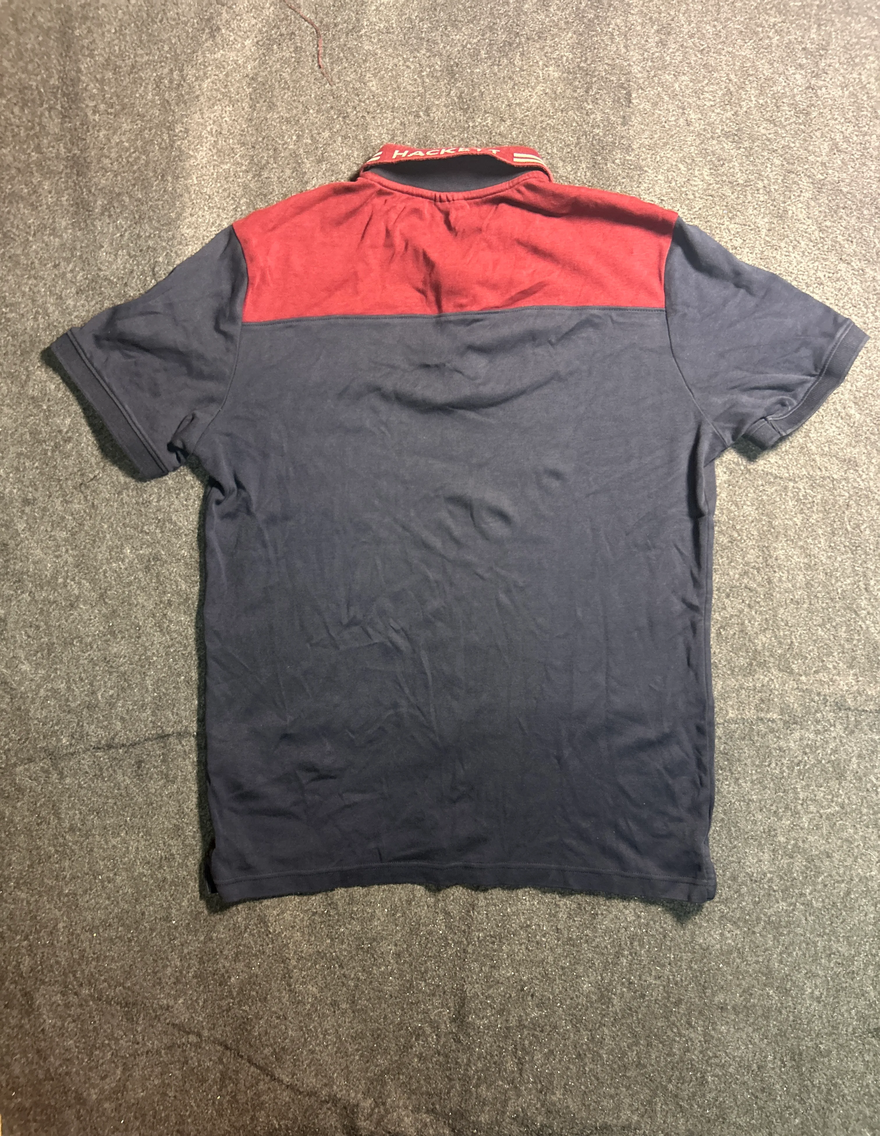 Branded thrift polo shirt India detail view