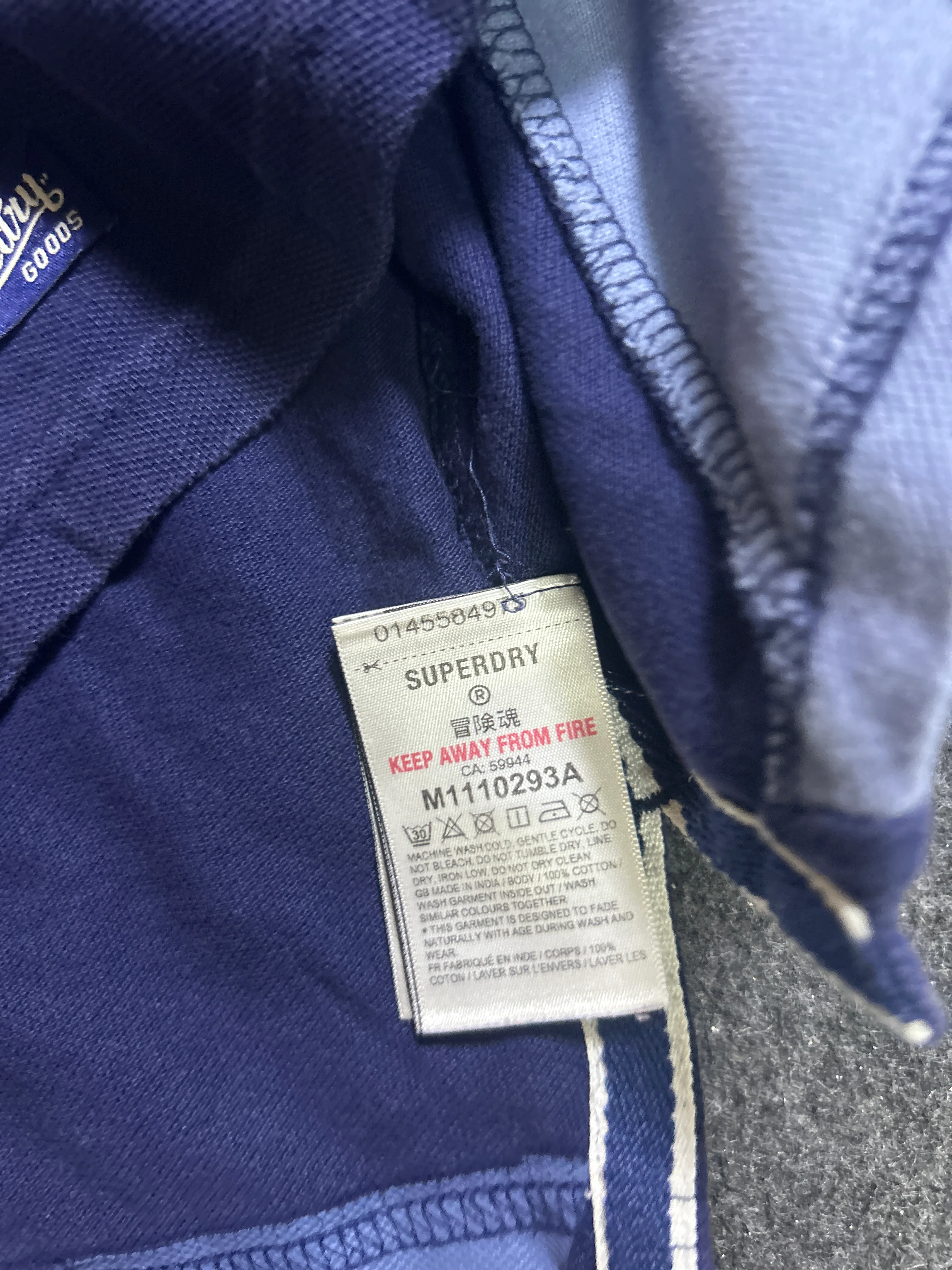 Superdry thrift polo shirt India back view