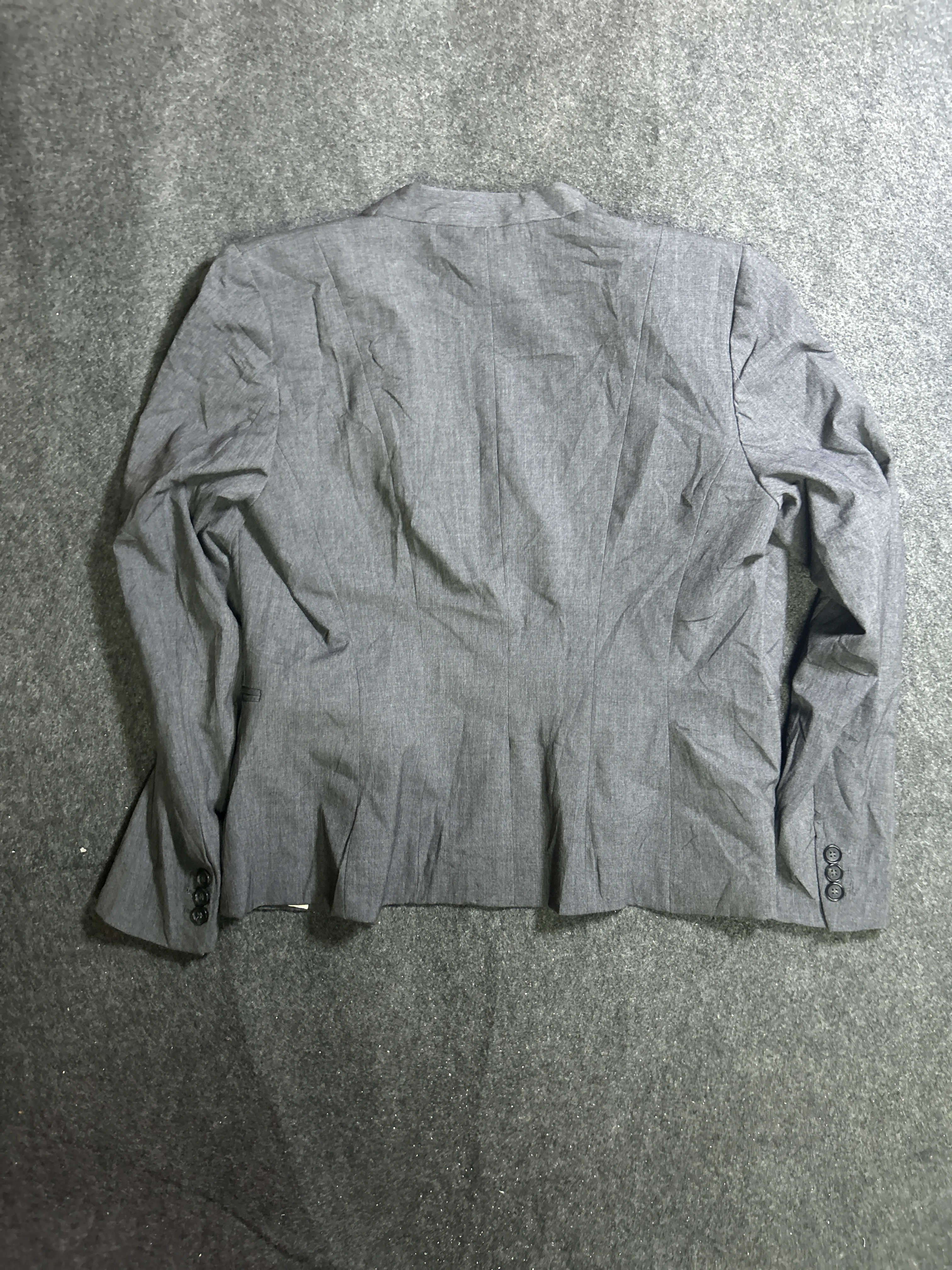 H&M Women’s Grey Tailored Blazer S thrift clothing India close-up