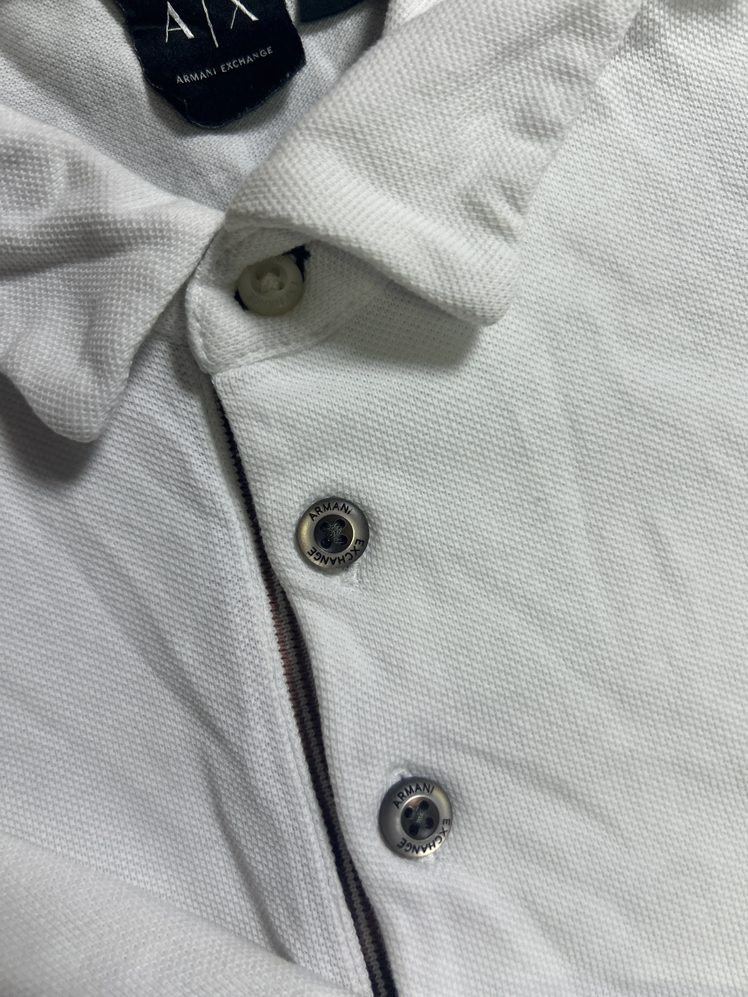 Armani Exchange thrift polo shirt India back view